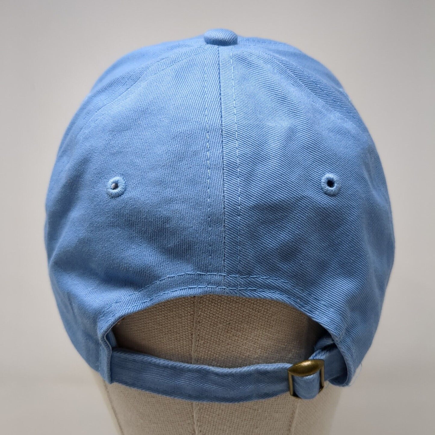 I Love Hot Moms Slideback Hat Blue One Size Adjustable Embroidered