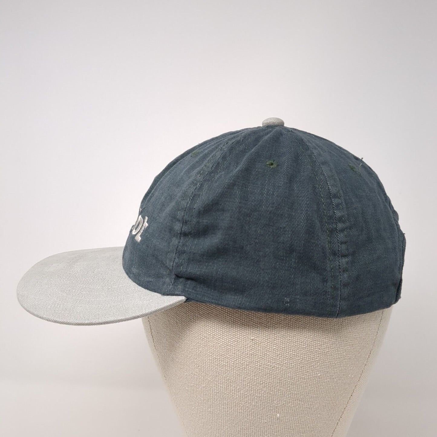 Simplot Slideback Hat Gray One Size Adjustable Embroidered 6 Panel