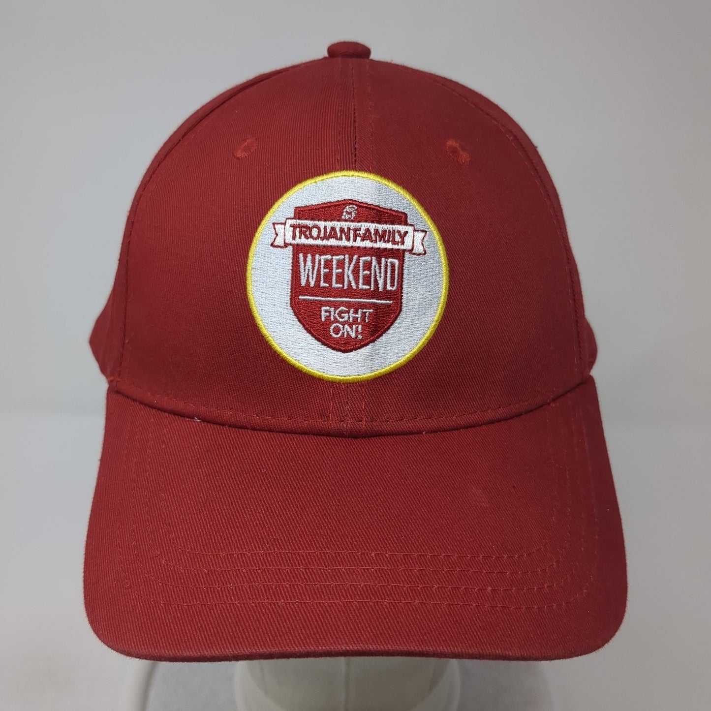 Trojan Family Weekend Baseball Cap Red One Size Adjustable Embroidered USC