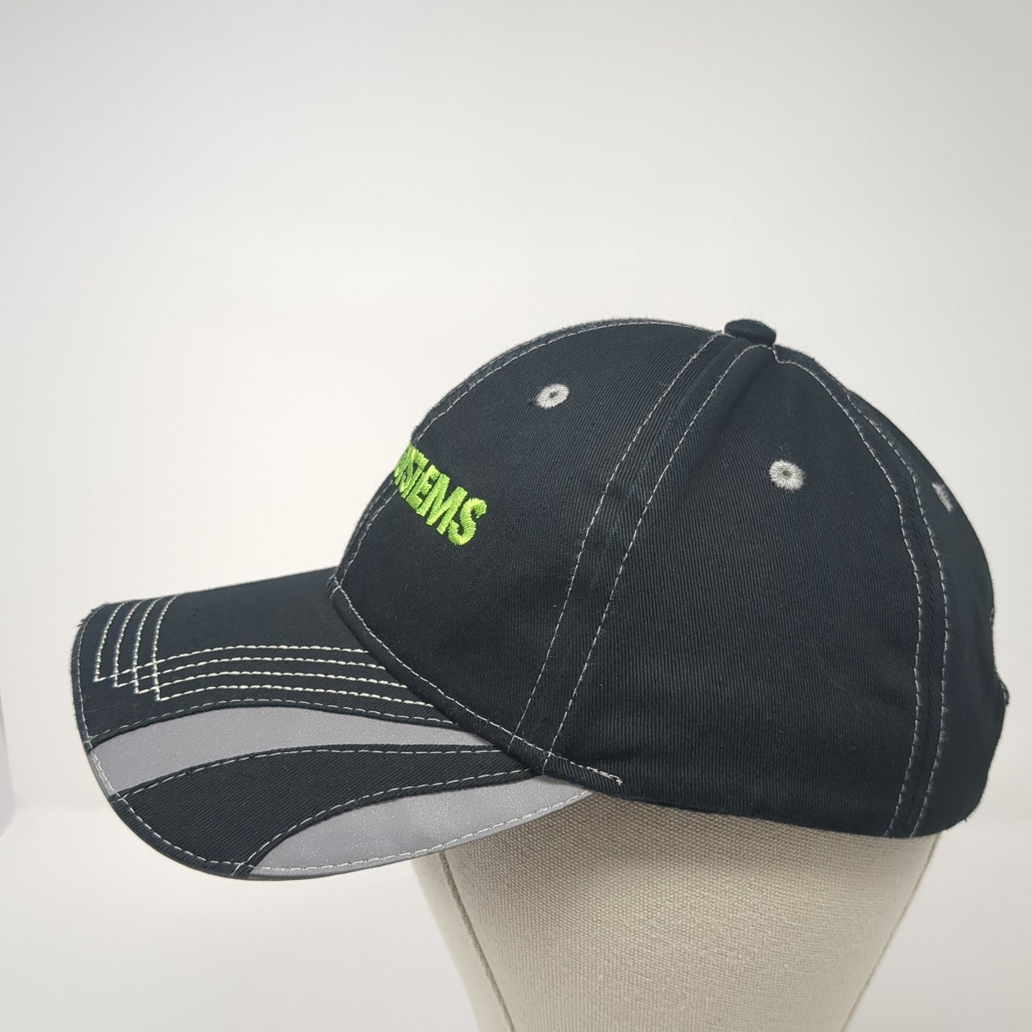 TranSystems Strapback Hat Black One Size Embroidered Cap America Outdoor