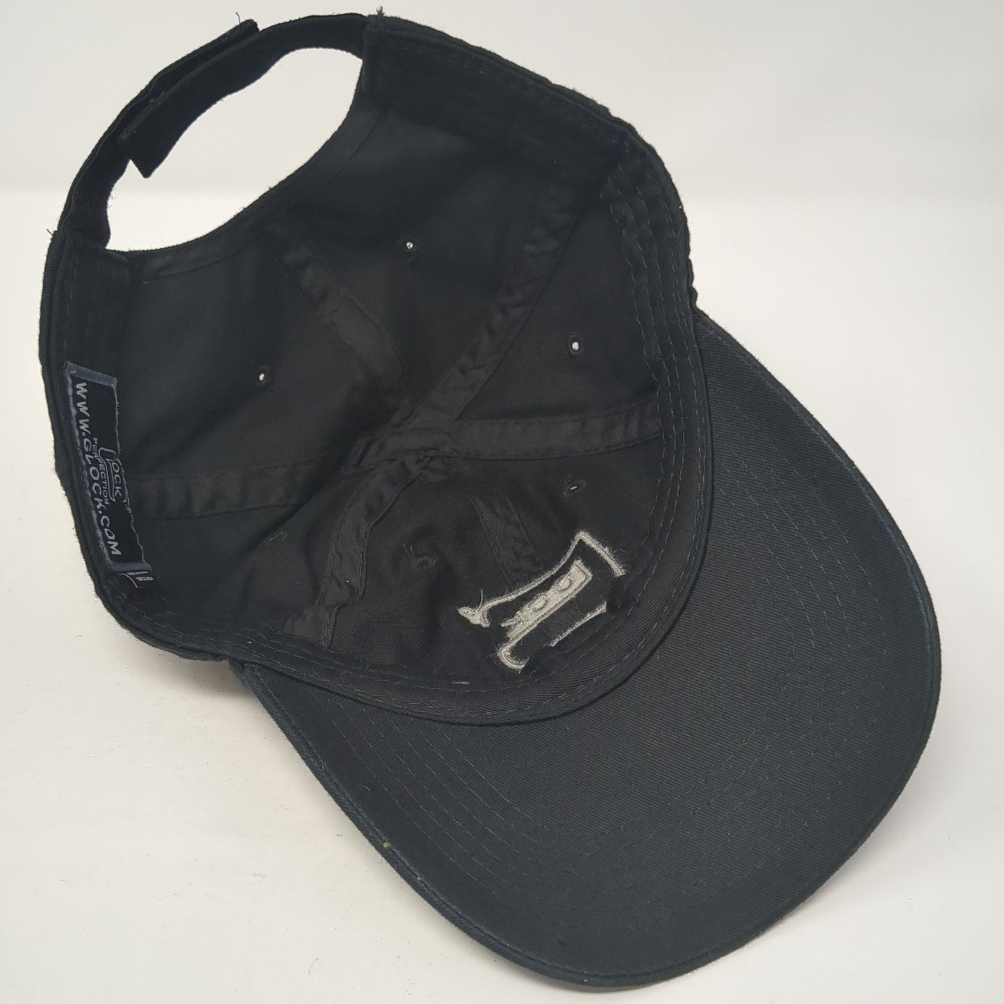 GLOCK Perfection Strapback Hat Black One Size Adjustable Solid 6 Panel