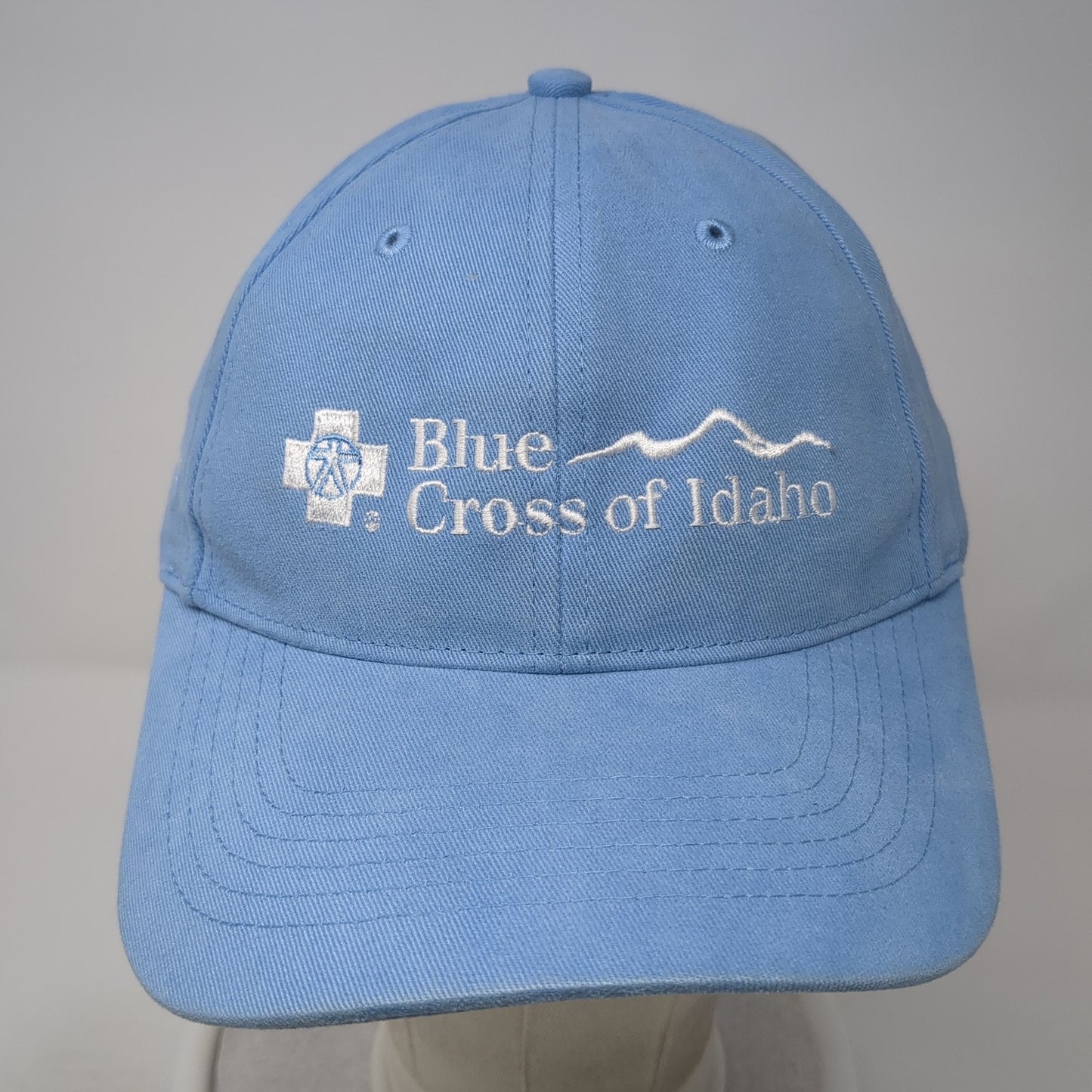 Blue Cross of Idaho Strapback Hat Blue One Size 6 Panel Richardson