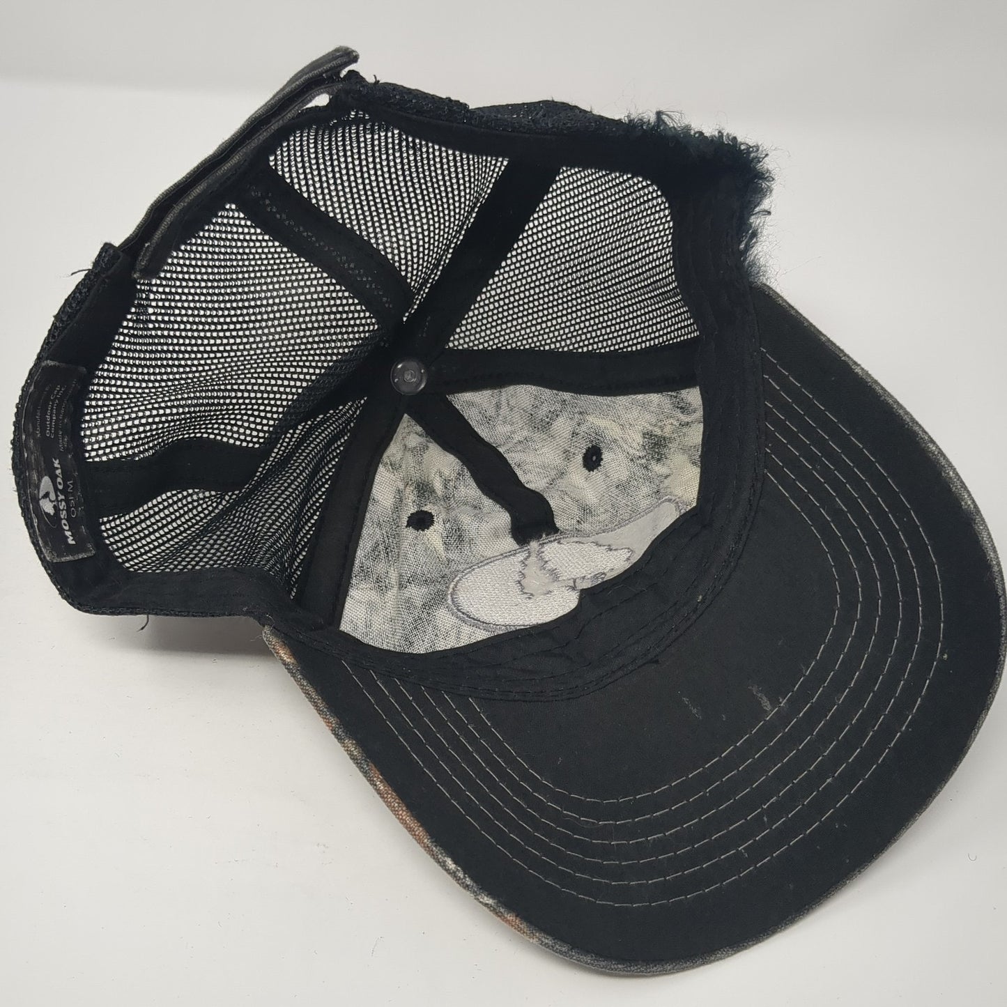 Mossy Oak Strapback Baseball Cap Multicolor OS Adjustable Mesh Back Outdoor Cap