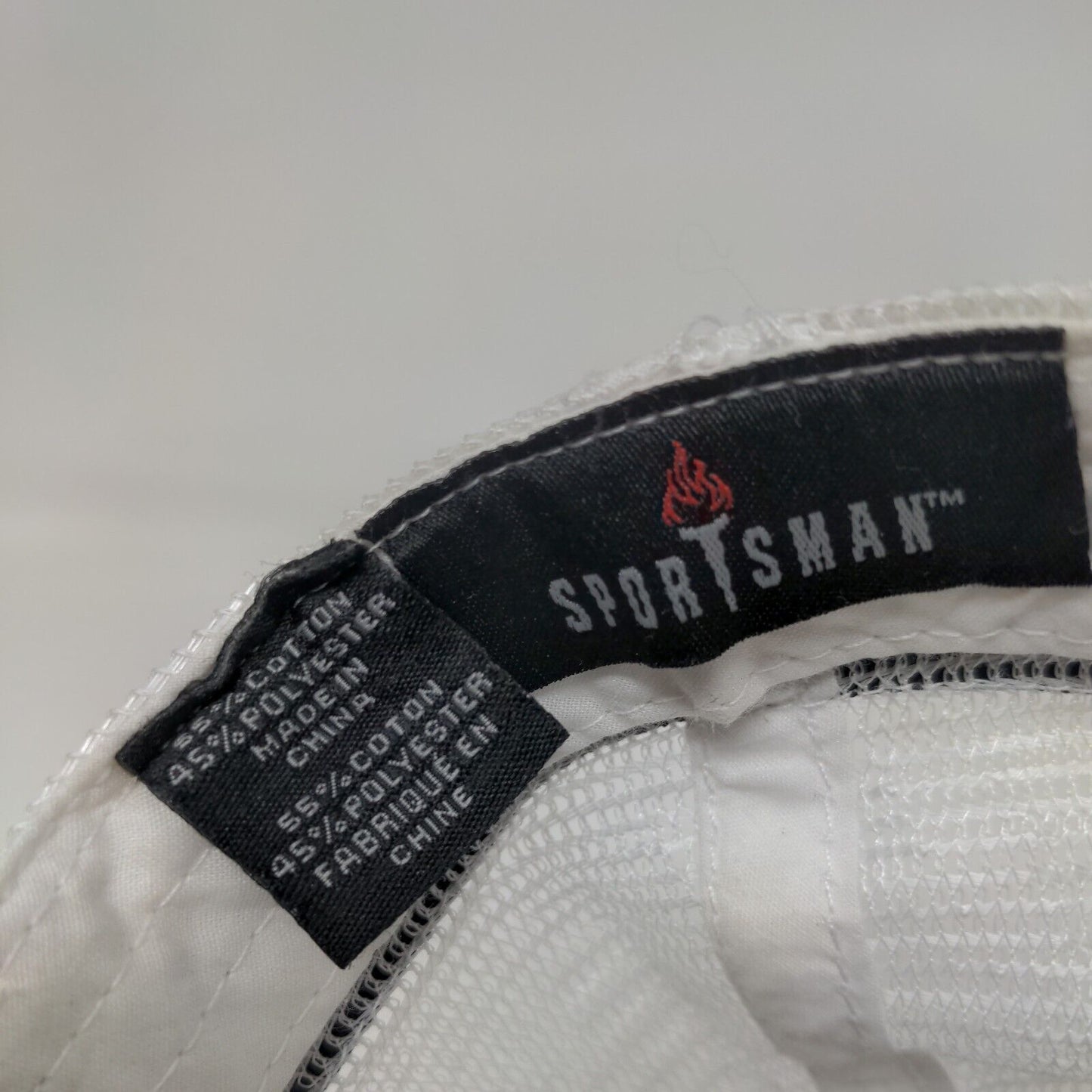 Sportsman Snapback Trucker Hat Blue One Size Adjustable Mesh Back Blank