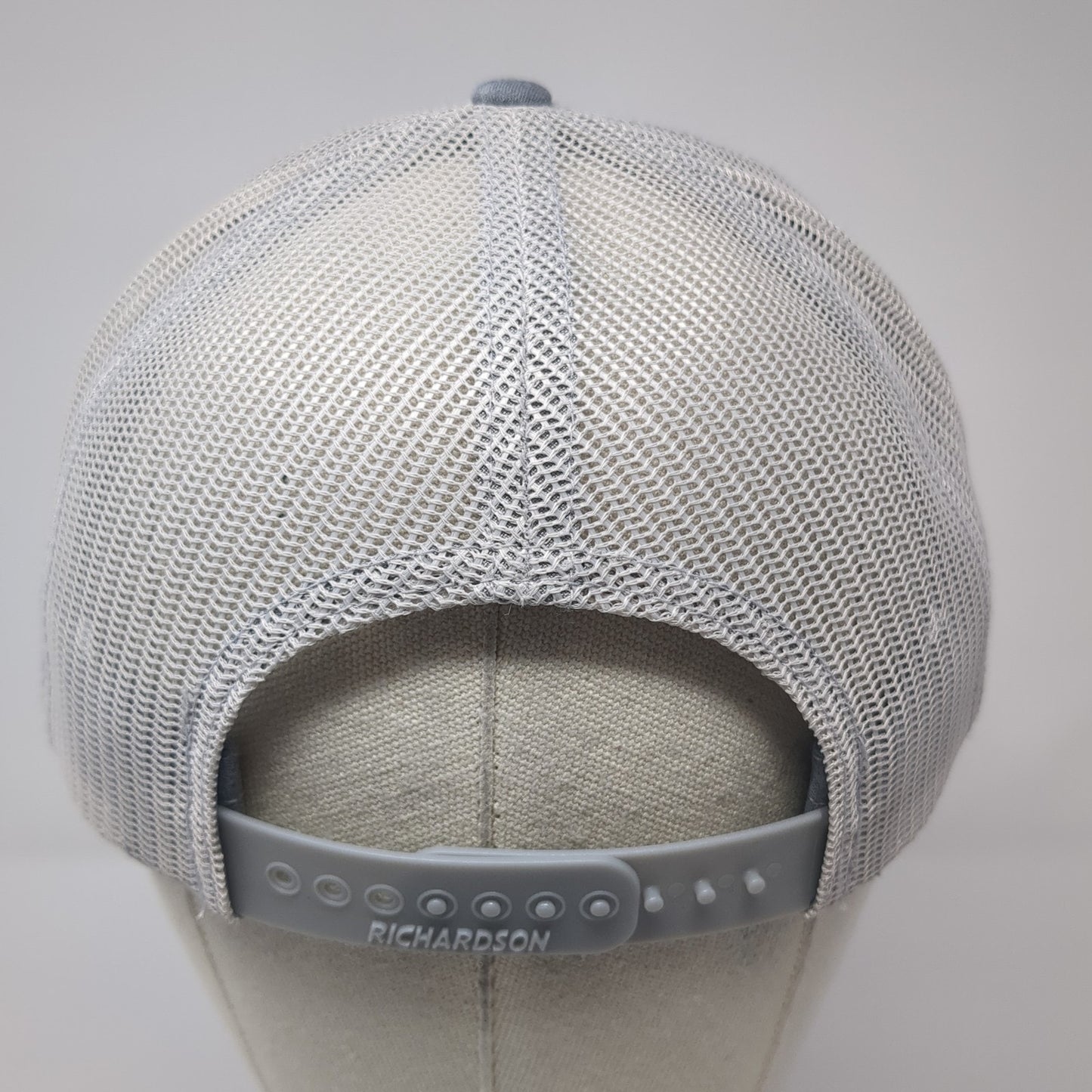 208 Properties Trucker Hat Gray One Size Adjustable Mesh Back Richardson
