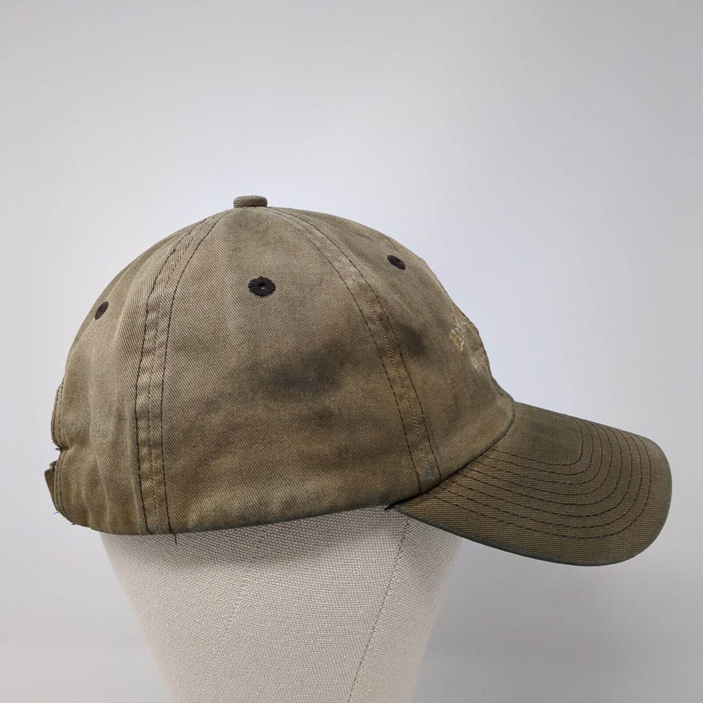 Bridge St. Grill Lower Stanley ID Slideback Hat Brown OS Adjustable Fahrenheit