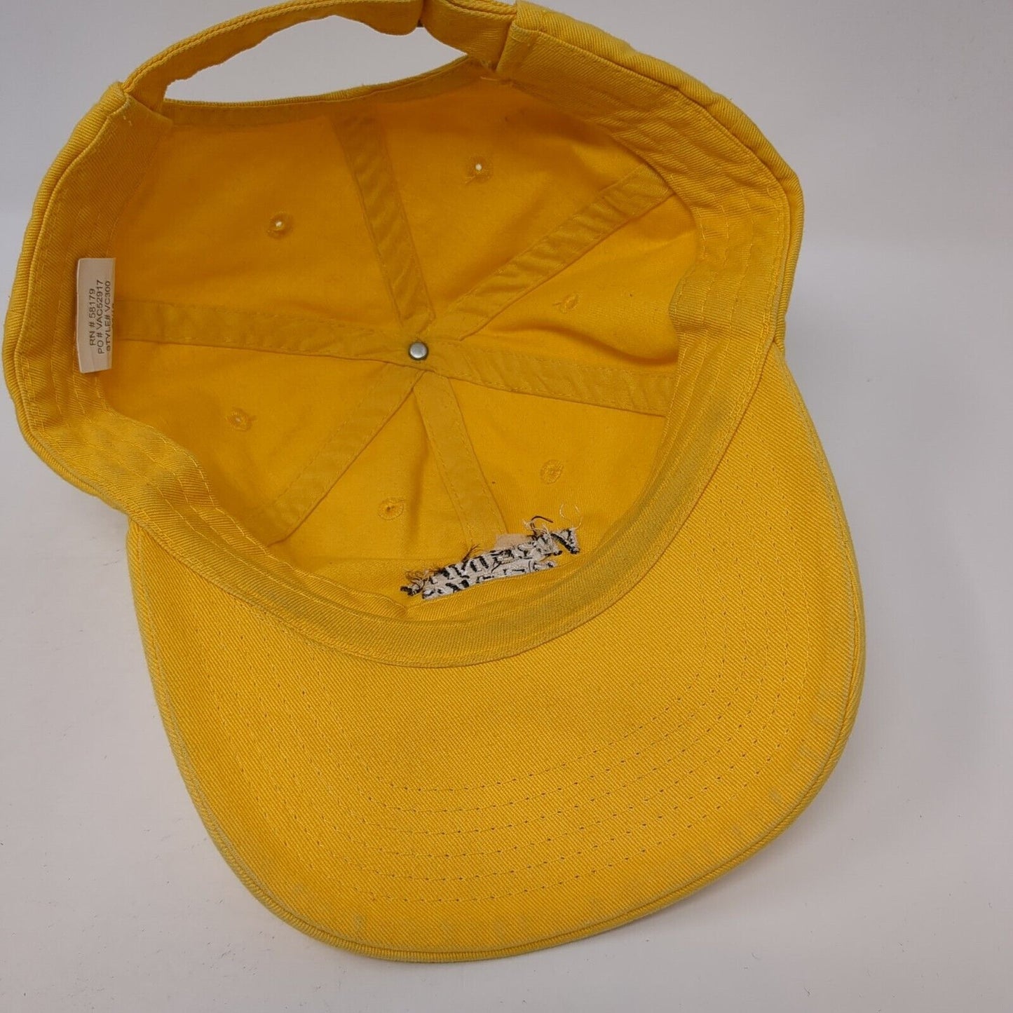 Virginity Rocks Slideback Hat Yellow One Size Adjustable Embroidered 6 Panel