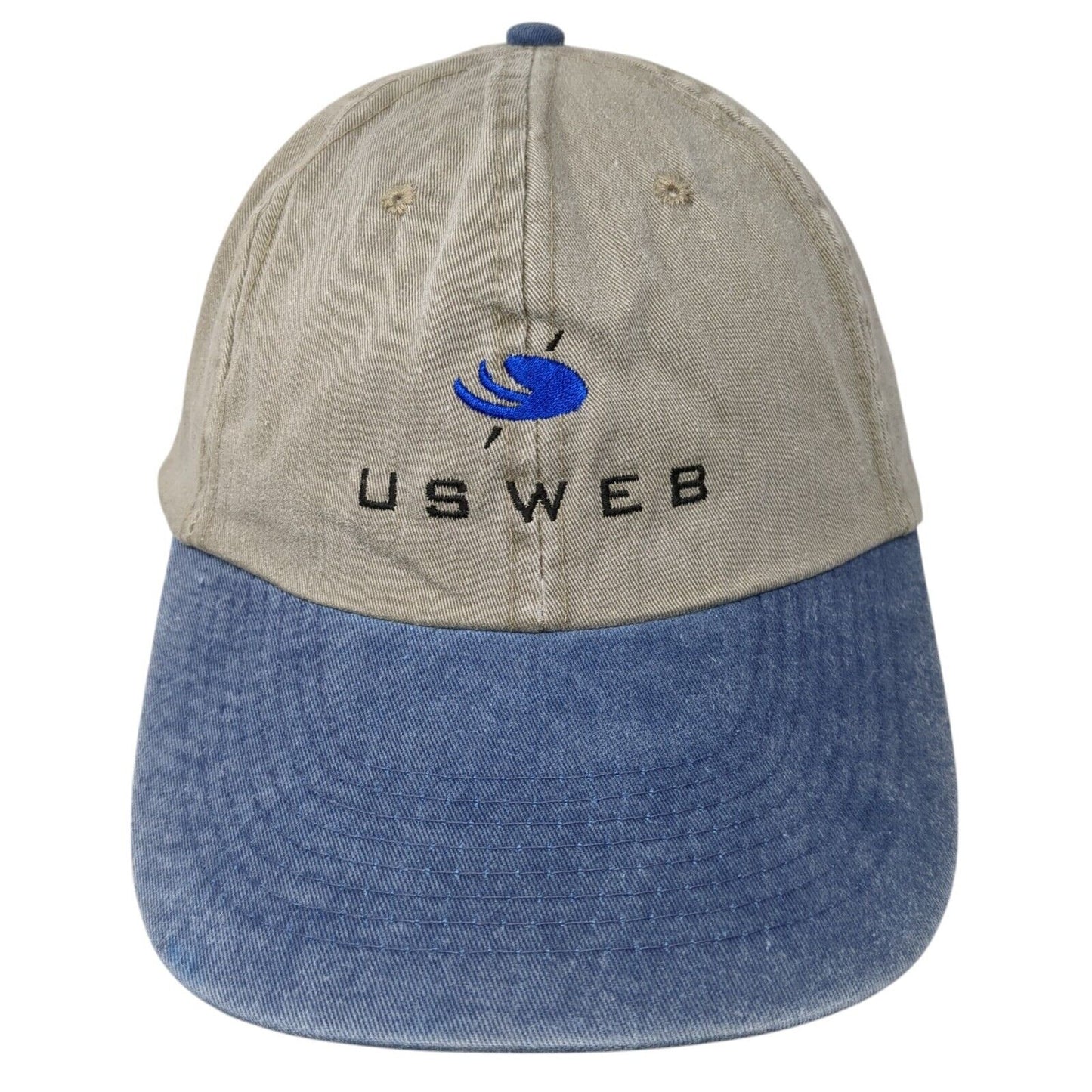 US Web Outfitters To The World Wide Web Slideback Hat Multi OS Adjustable Cotton