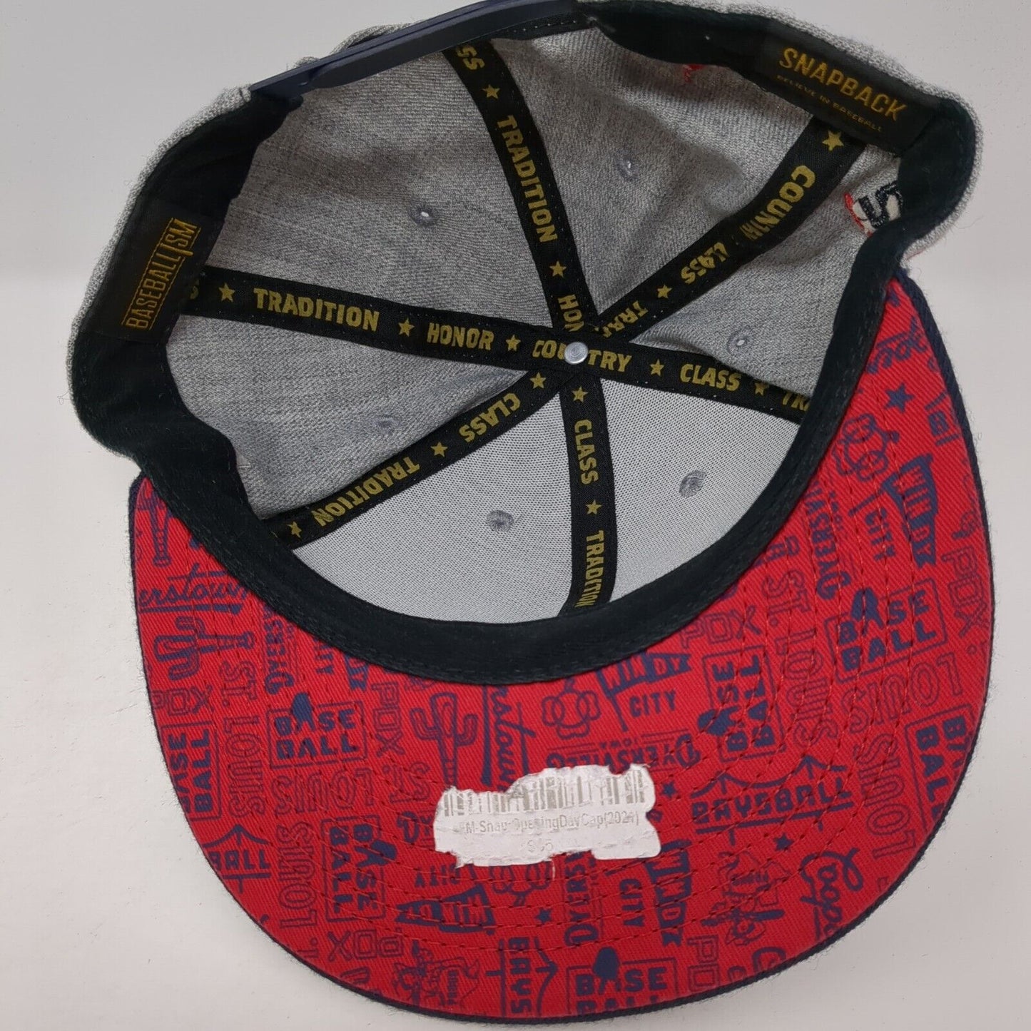 Baseballism 2021 Home Opener Snapback Hat Multicolor One Size Class Tradition