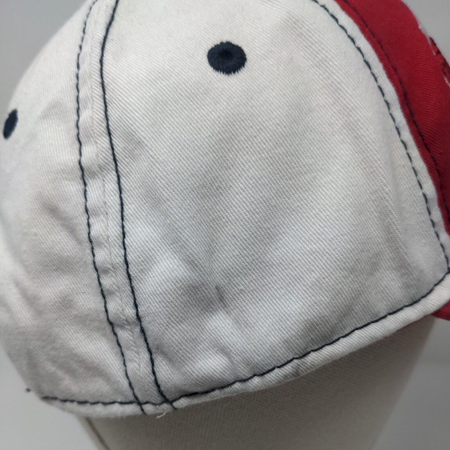 Bake Shelton Tour 2014 Snapback Hat Red OSFA Adjustable Distressed Cotton
