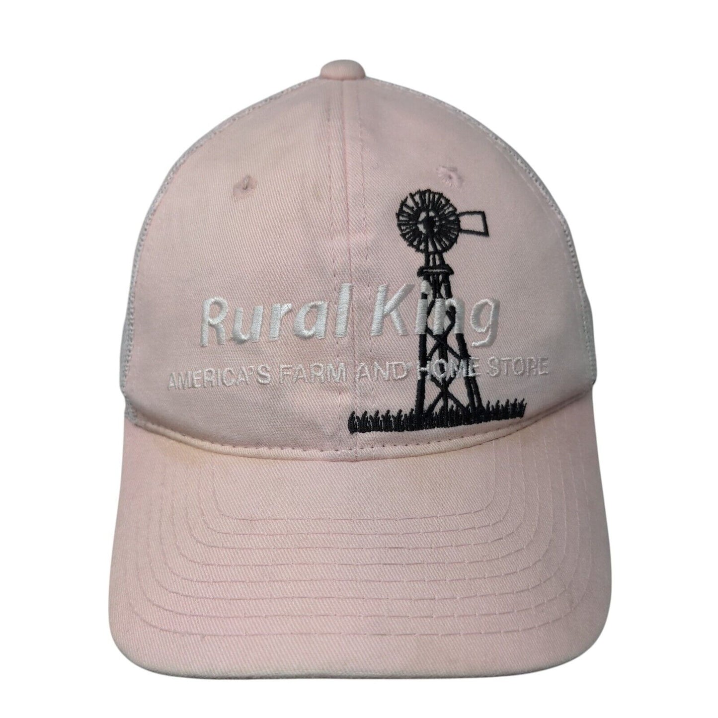 Rural King America's Farm and Home Store Trucker Hat Pink OSFM Outdoor Cap