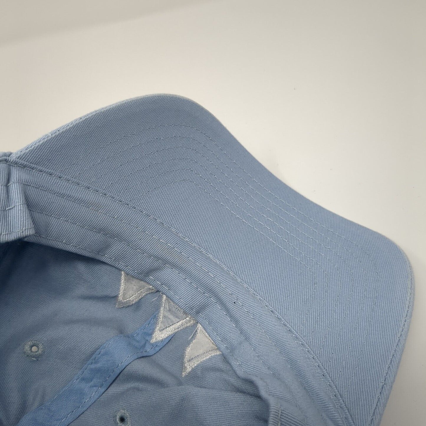 Tri Delta Slideback Hat Blue One Size Adjustable Embroidered 6 Panel Cotton