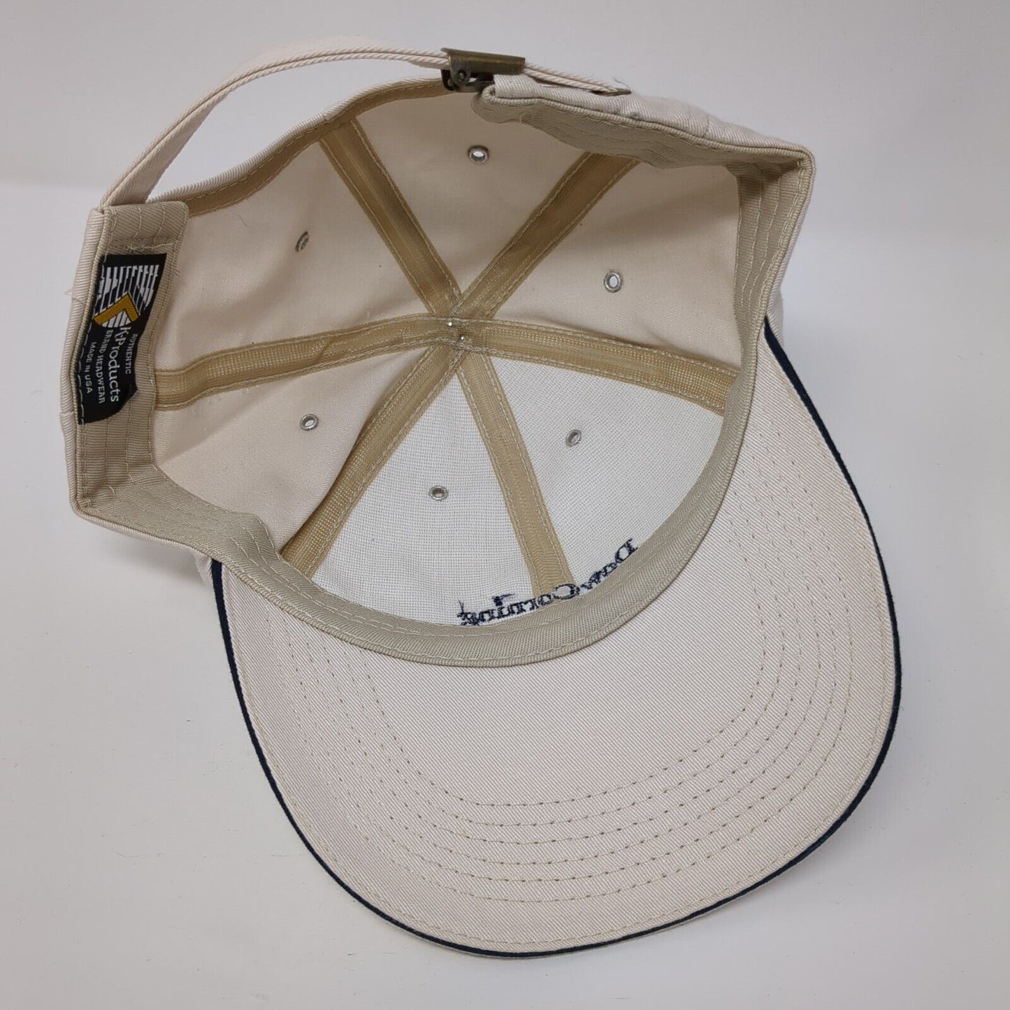 Dow Corning Slideback Hat Tan One Size Adjustable Embroidered K-Products