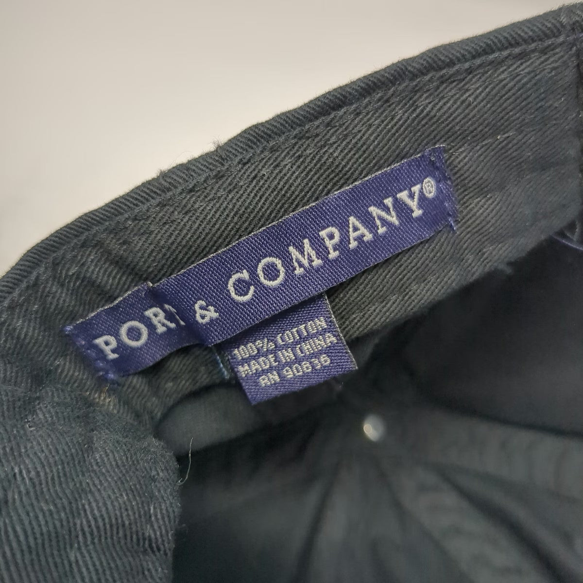 Port & Company Baseball Cap Black One Size Strapback Chik Eads Music Hat