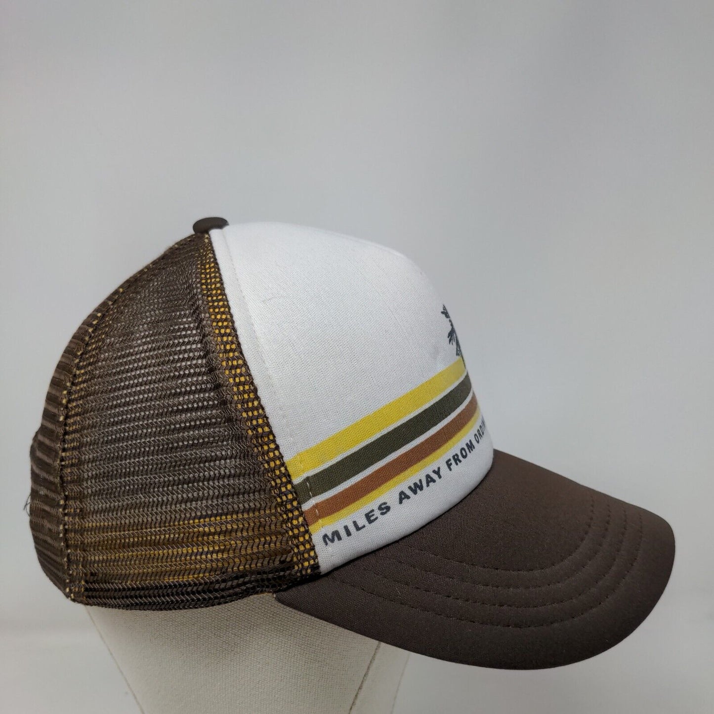 Corona Miles Away From Ordinary Snapback Trucker Hat Brown OSFA Bio-Domes
