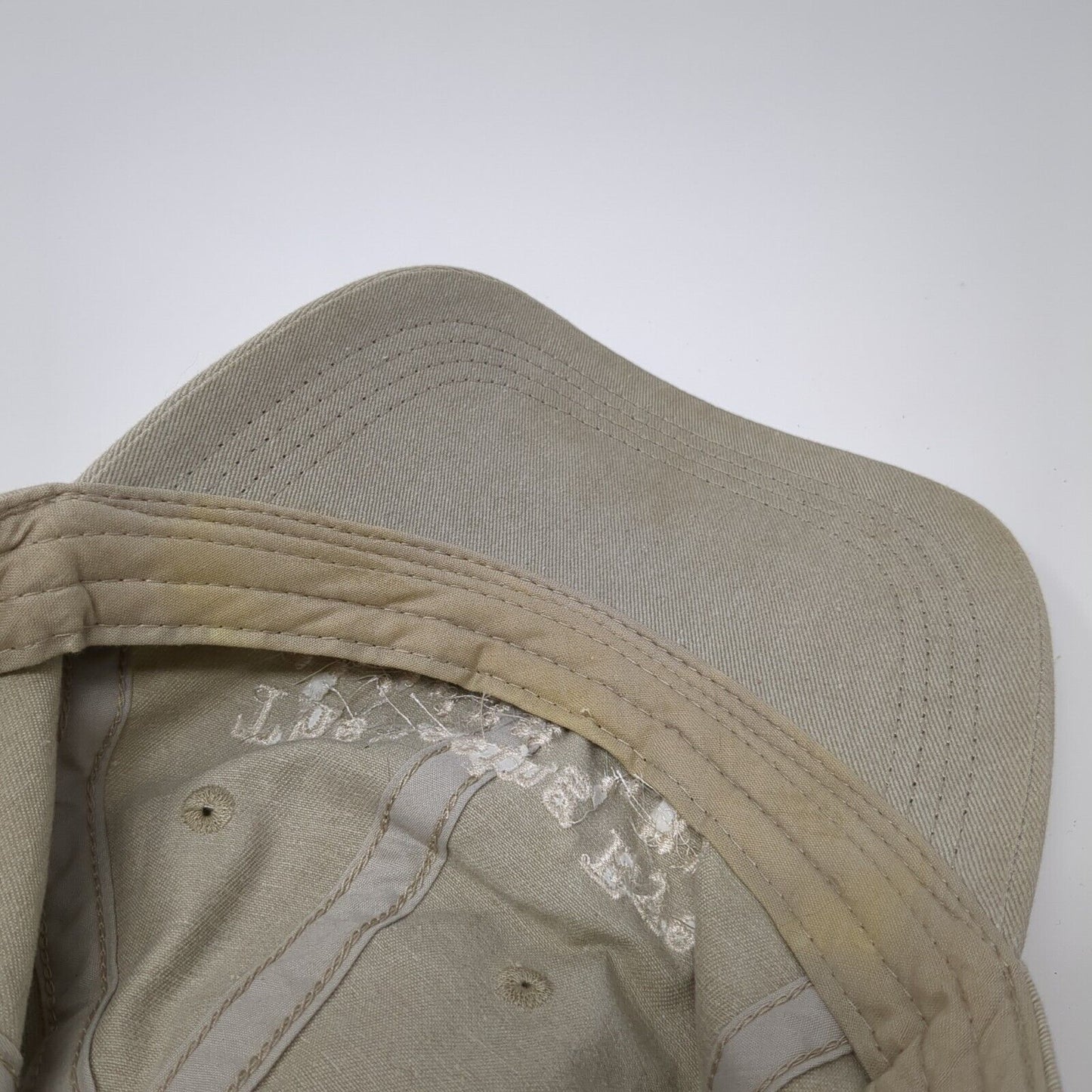 The Seeing Eye Slideback Hat Tan One Size Adjustable Embroidered 6 Panel Cotton