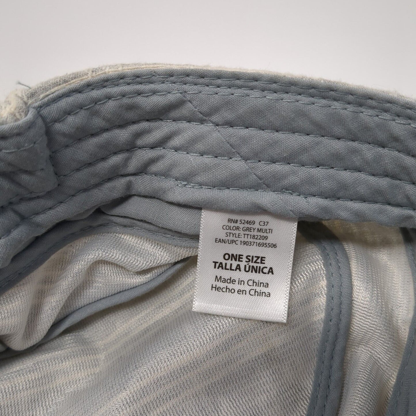 Unbranded Cadet Army Cap Gray One Size Stretch Lightweight Plaid Bow Tie