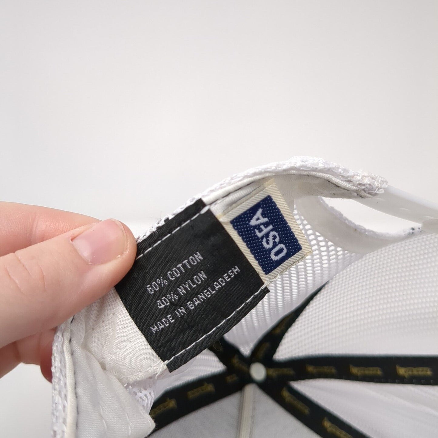 MSR Snapback Mesh Back Trucker Hat Black OSFA Adjustable Colorblock