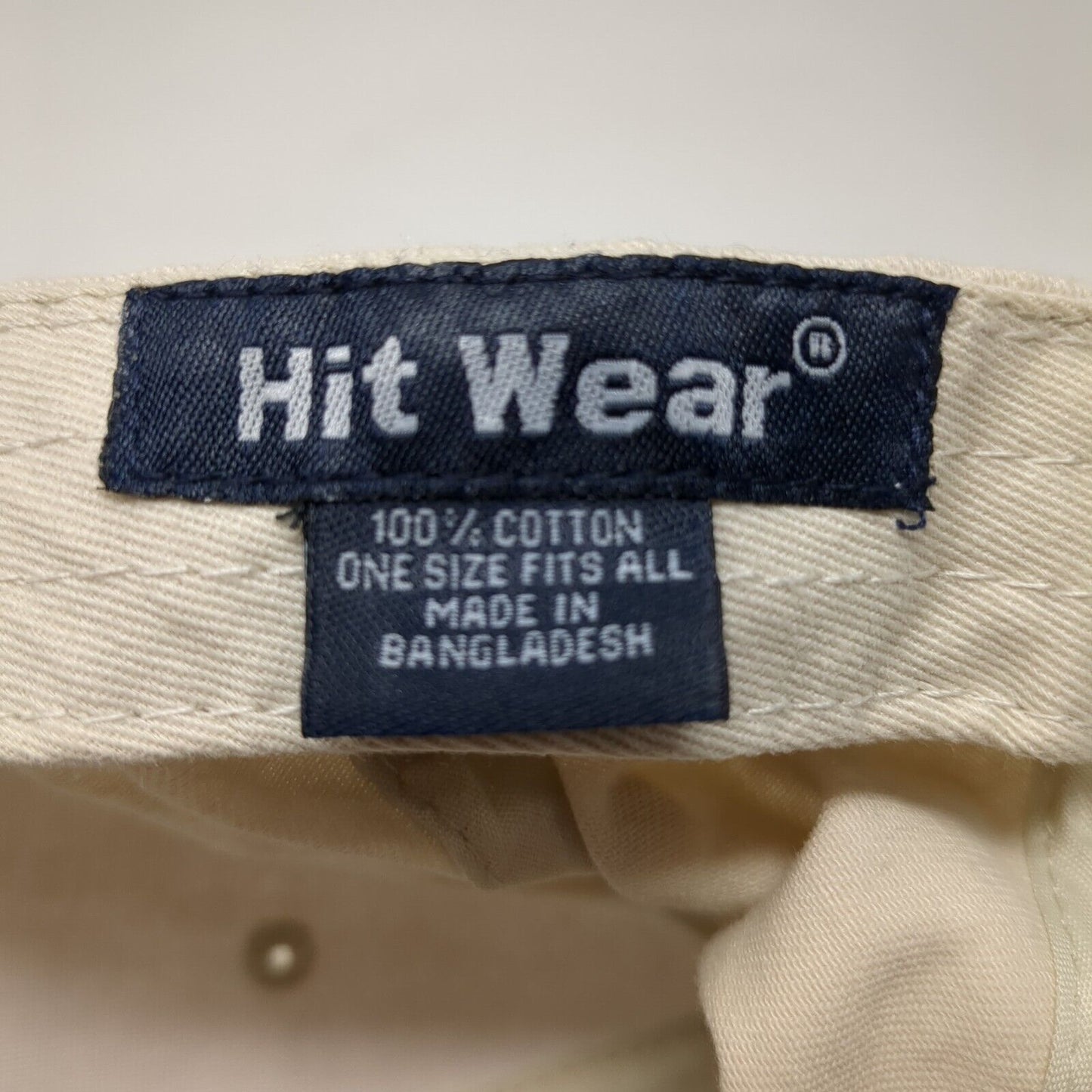 Brsc Boise Racquet and Swim Club Strapback Hat Tan One Size Adjustable Hit Wear