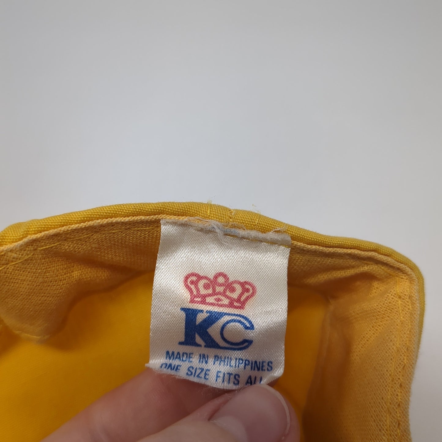 Cap St. Maur Snapback Hat Yellow One Size Adjustable 6 Panel Rope KC Caps