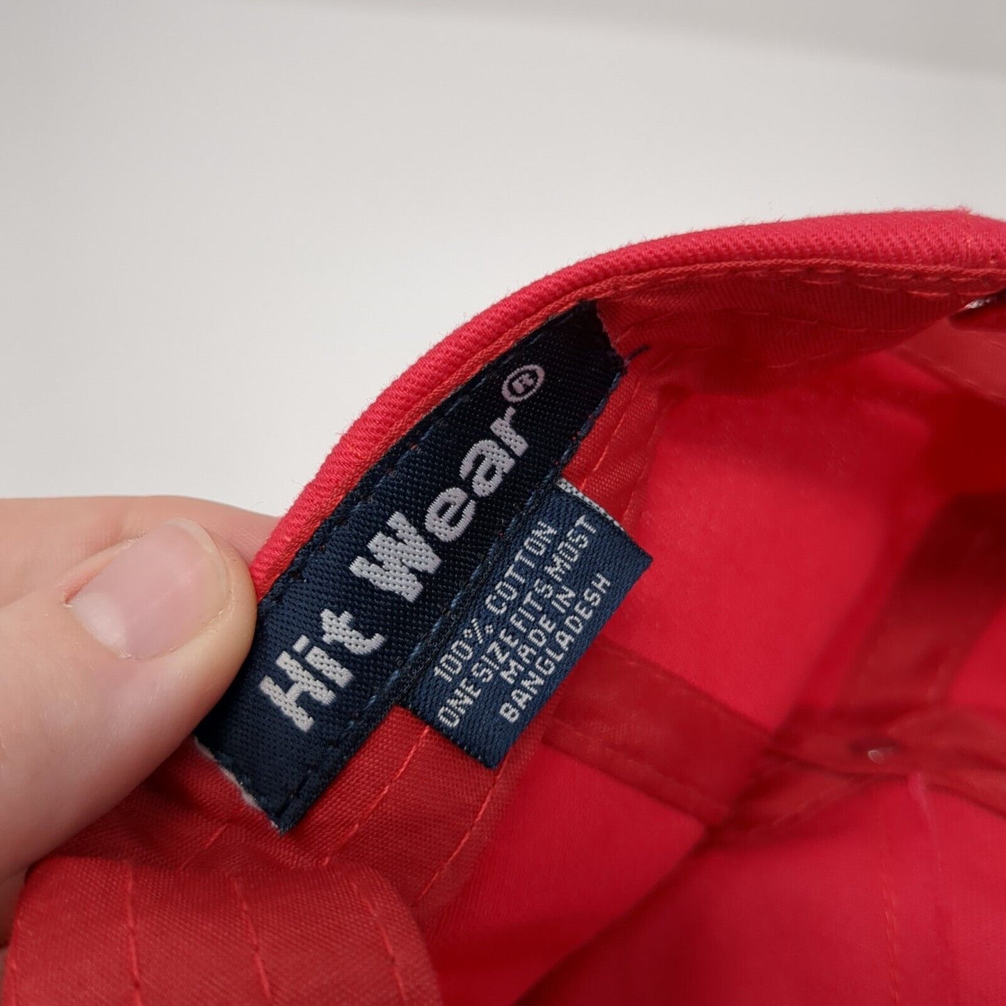 Oscar Mayer Strapback Hat Red OSFM Adjustable Vent Holes Hit Wear