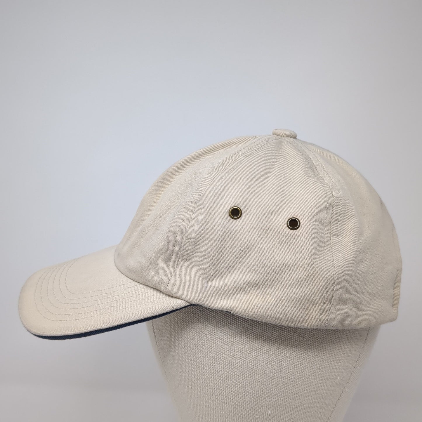 T.C & B Slideback Hat Beige One Size Solid Adjustable Blank Outdoor