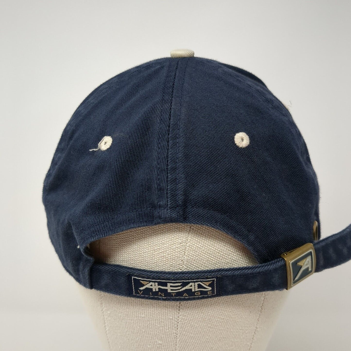 Red Ledges Slideback Baseball Cap Blue OS Adjustable Classic Cut Ahead Vintage
