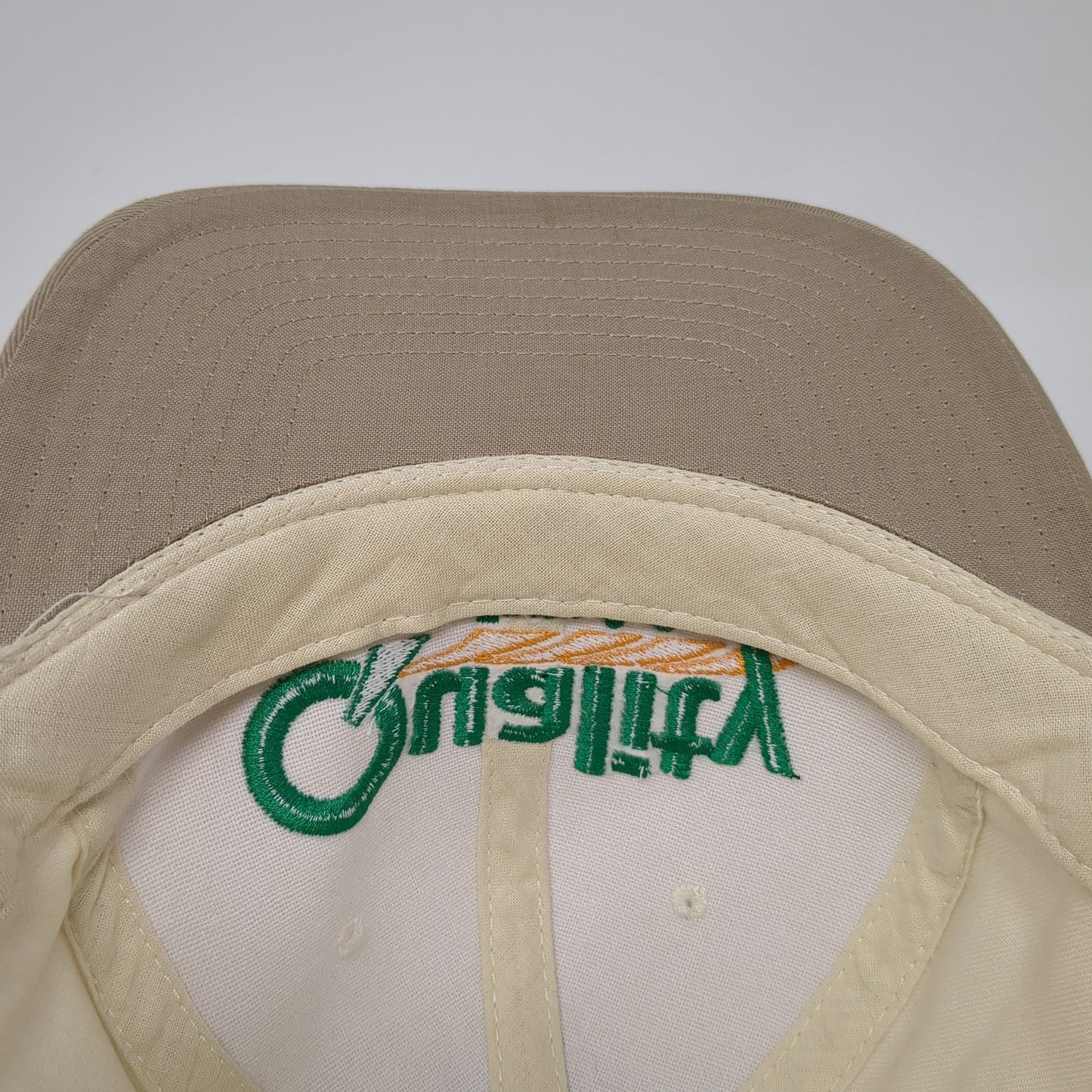 Quality Farm & Country Snapback Hat Beige One Size Adjustable Embroidered Cotton