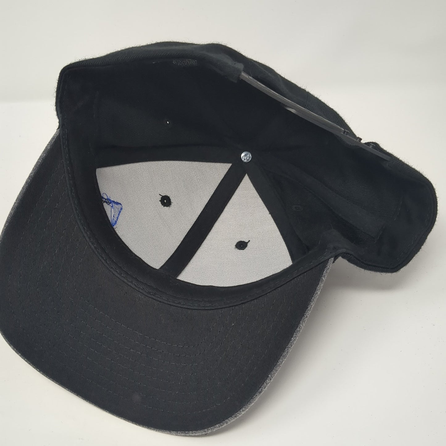 Sport-Tek Snapback Hat Black One Size Adjustable Embroidered 6 Panel Yupoong