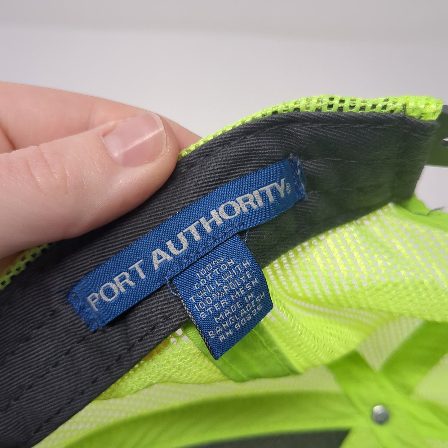 IP Poy Snapback Trucker Hat Multi One Size Mesh Back Port Authority