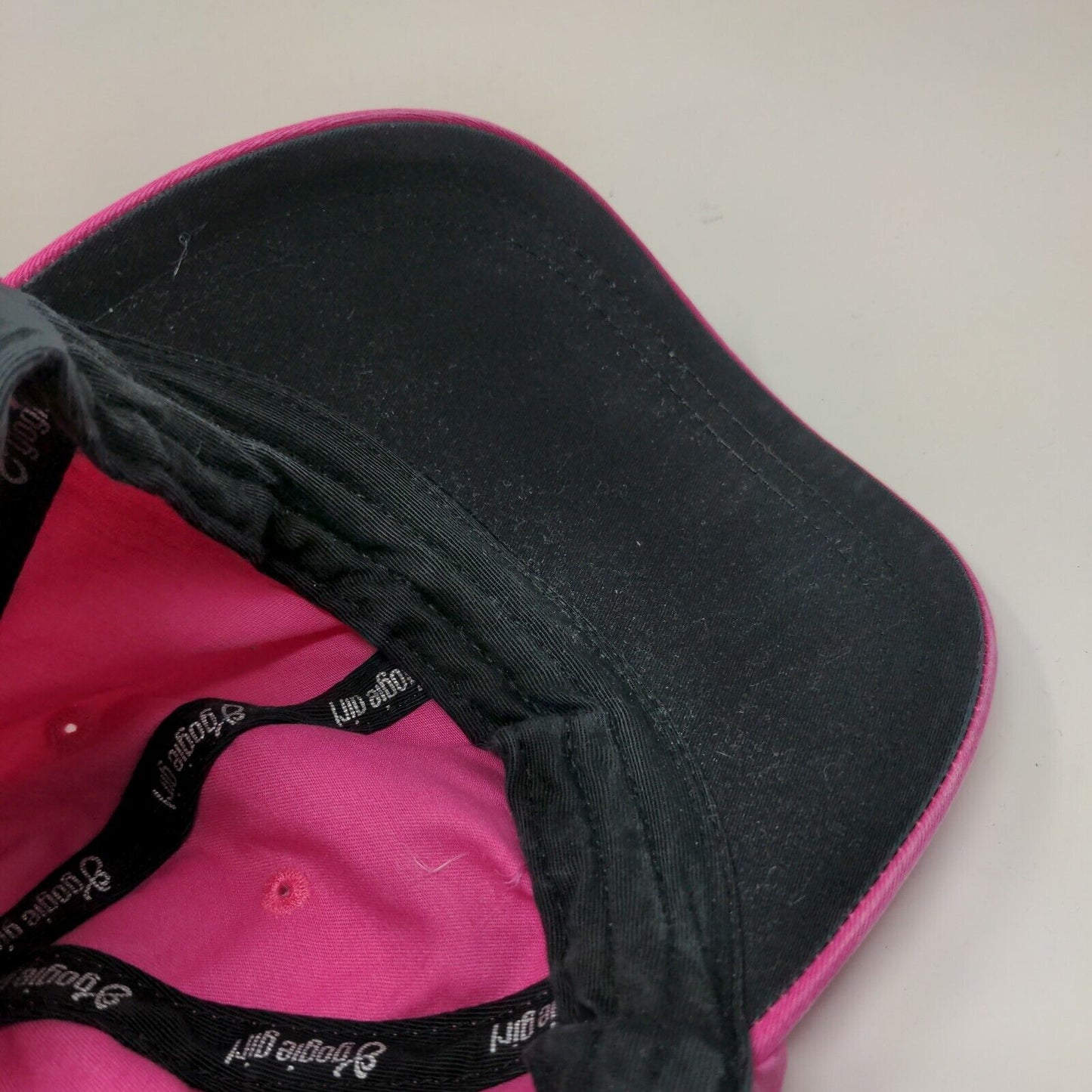 Centennial Golf Course Slideback Hat Pink One Size Solid Embroidered