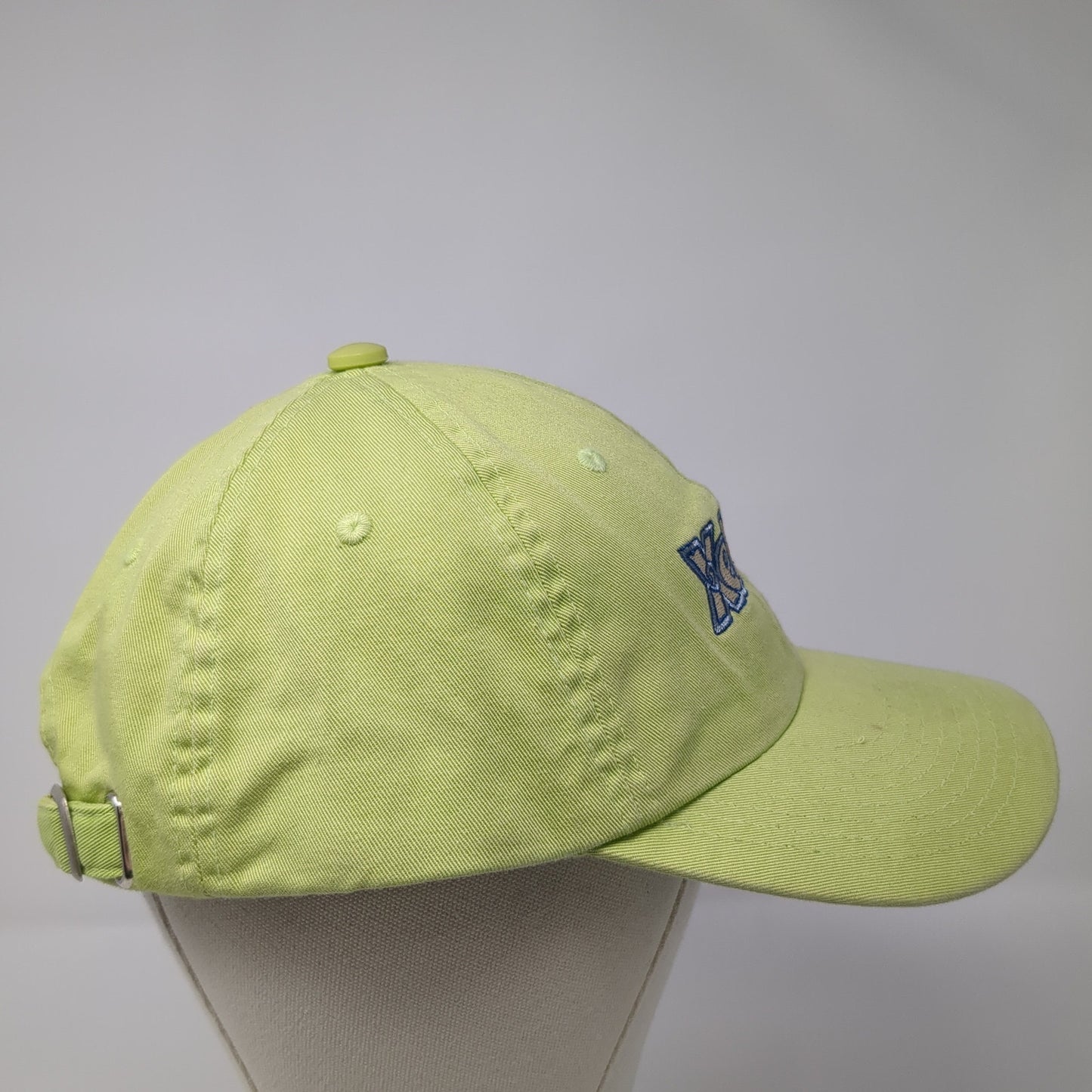XeloHa Slideback Baseball Cap Green One Size Adjustable Embroidered 6 Panel