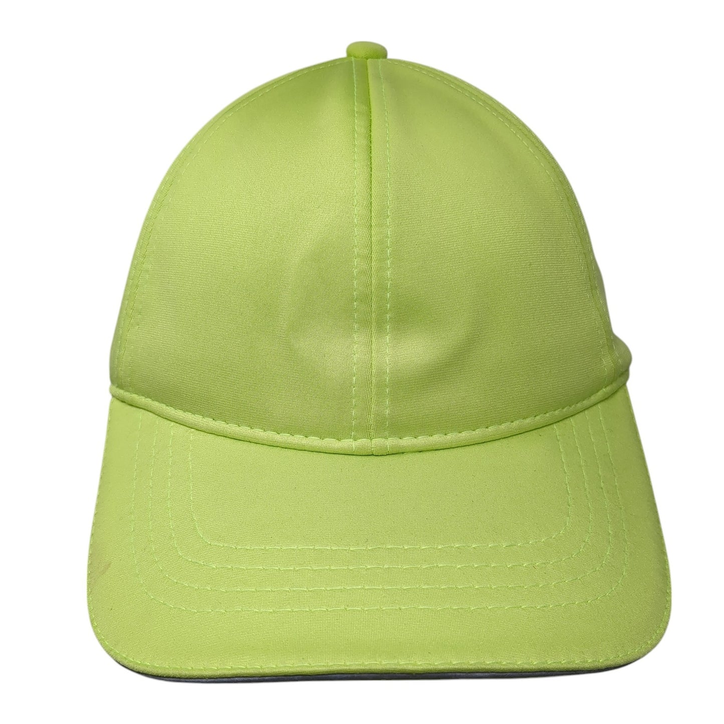 Unbranded Strapback Hat Green One Size Adjustable Solid Blank Outdoor