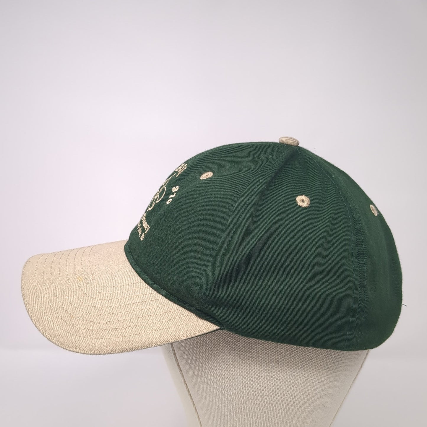 BSA Troop 310 Holy Rosary Strapback Hat Green One Size Colorblock Otto