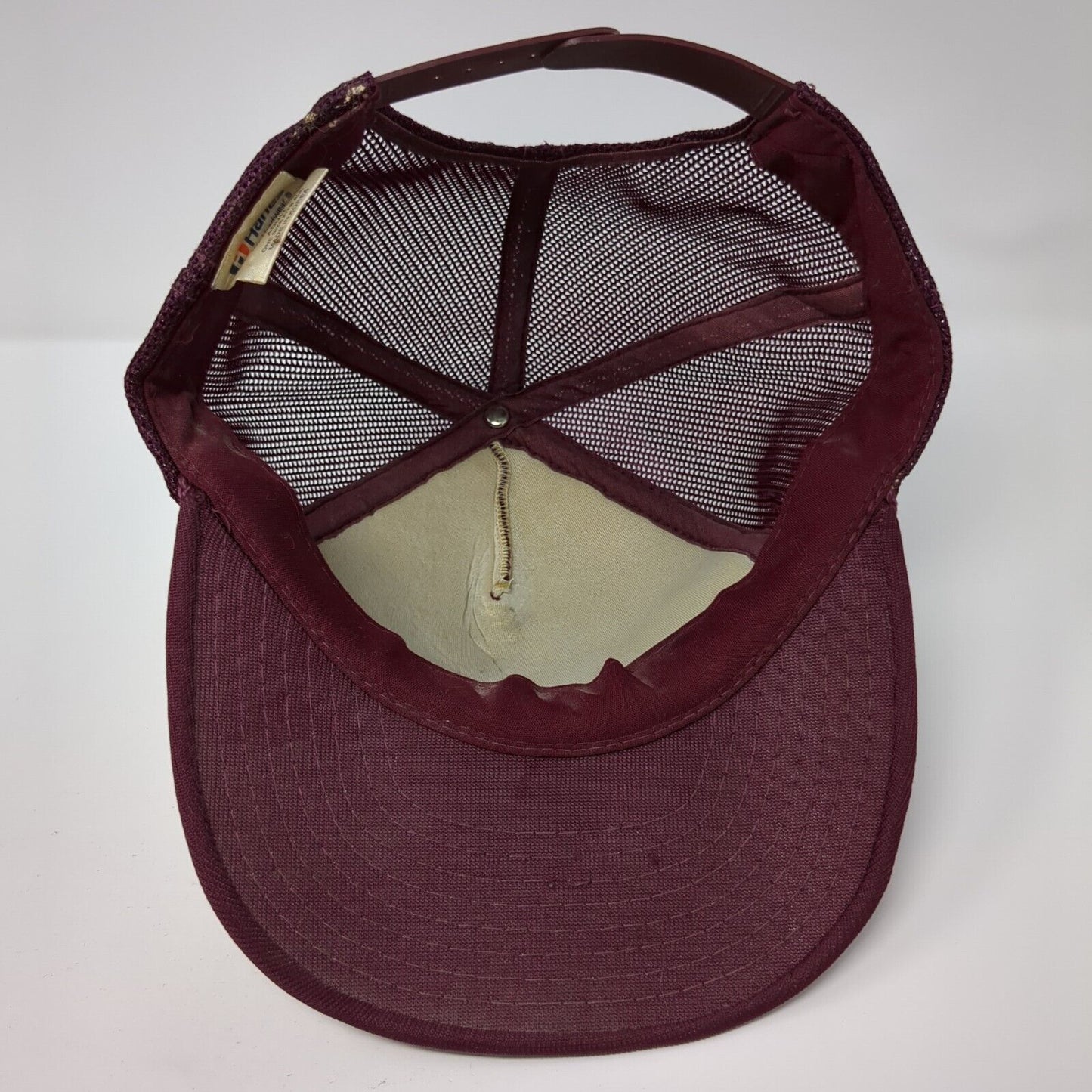 Anchorage Alaska Snapback Trucker Hat Red One Size Adjustable Mesh Back Hanes