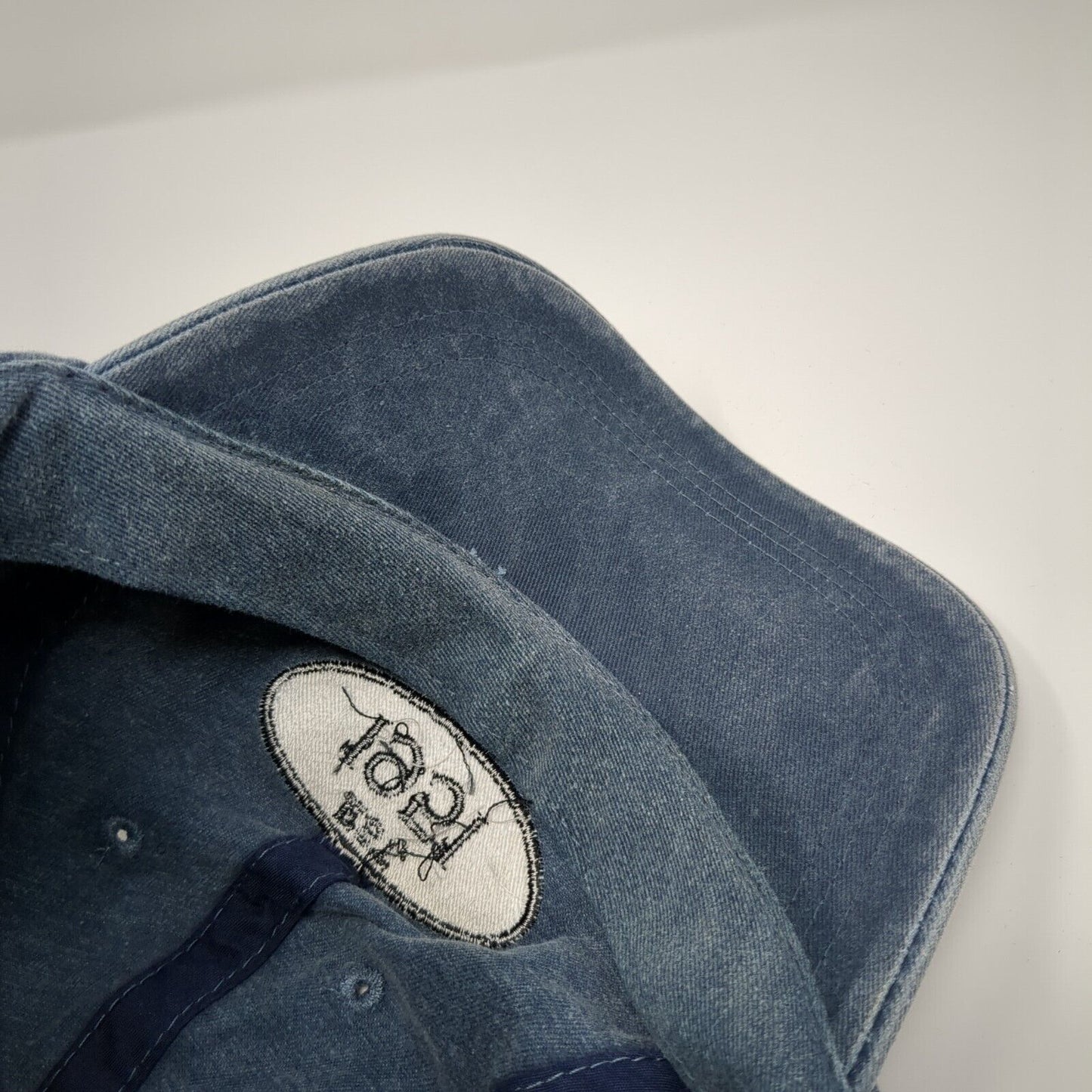 Est 1951 Slideback Hat Blue One Size Adjustable Embroidered Denim Cotton