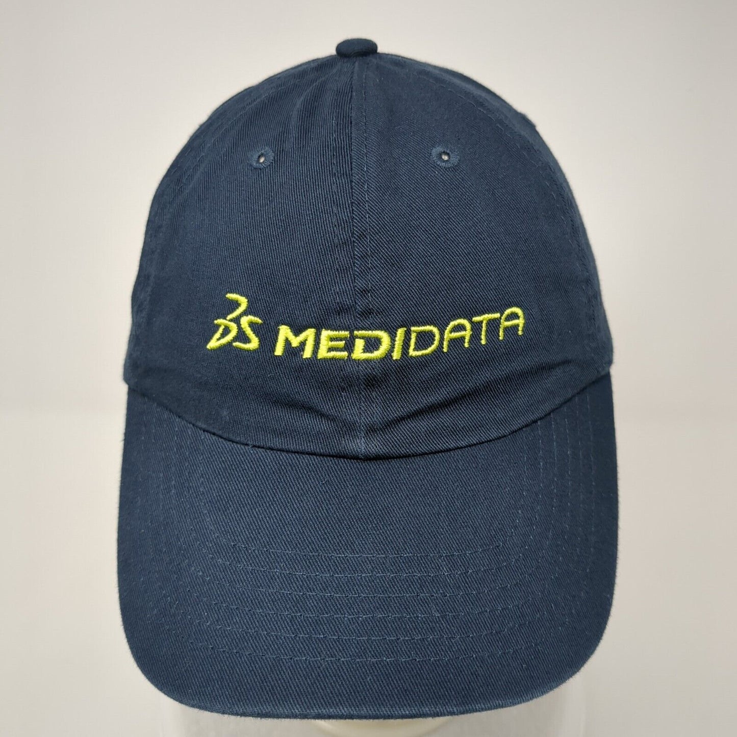 Medidata Slideback Hat Blue One Size Adjustable Embroidered 6 Panel Cotton