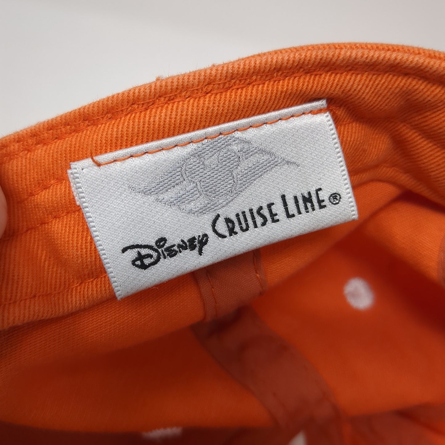 Castaway Cay Bahamas Strapback Hat Orange One Size Adjustable Disney