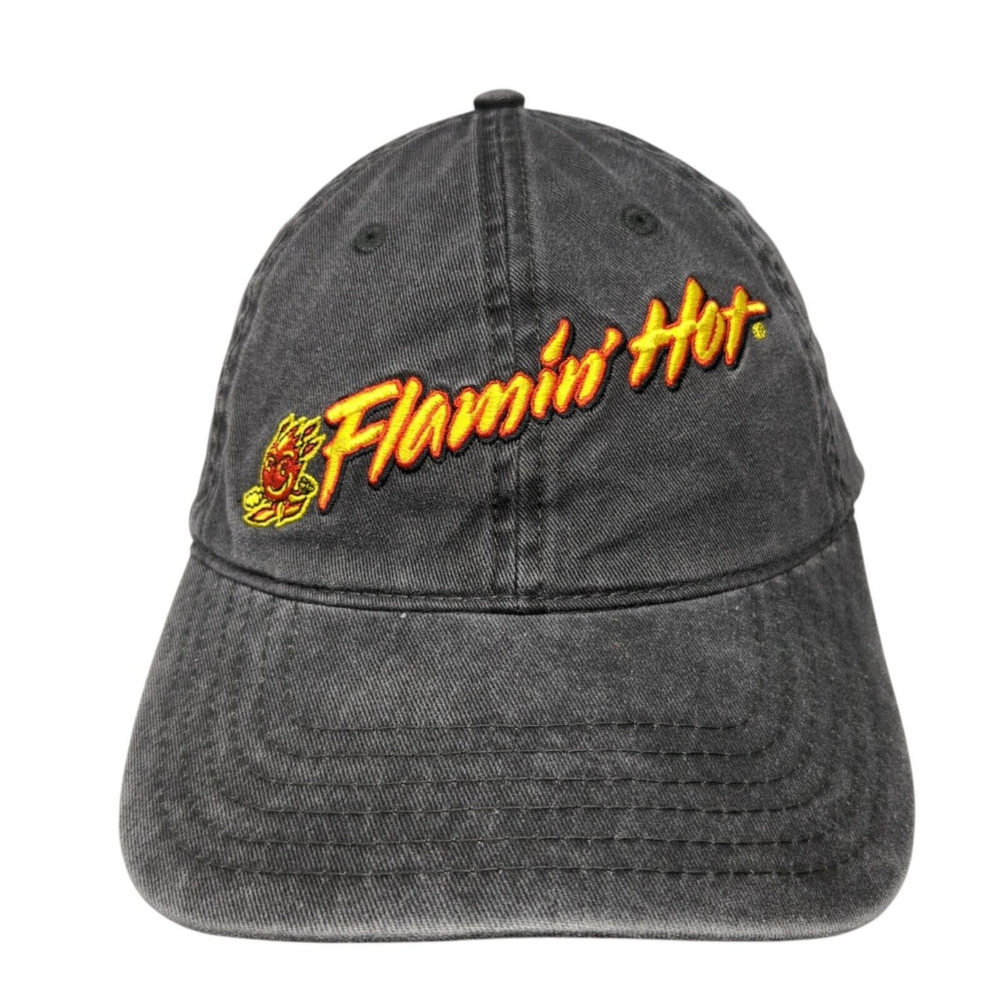 Flamin' Hot Cheetos Slideback Hat Gray One Size Adjustable Mad Engine