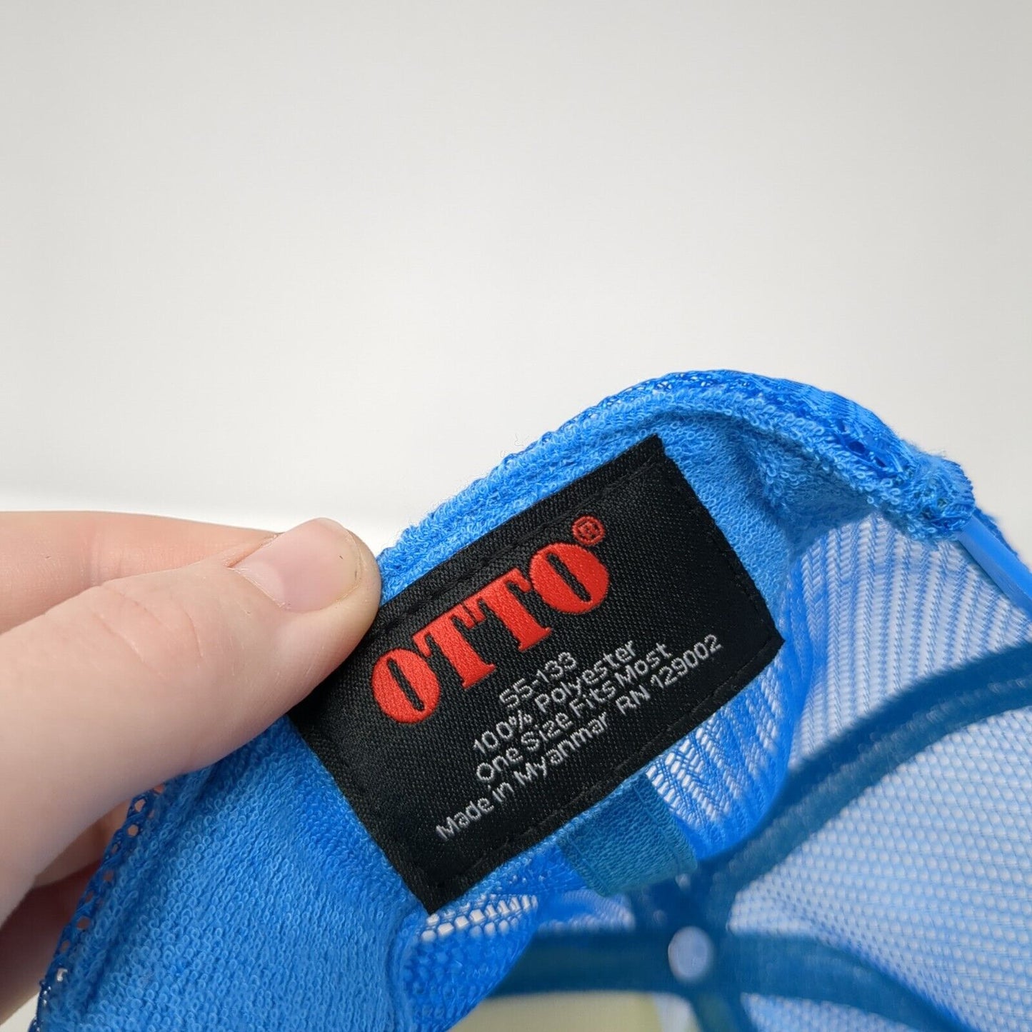 More Fun Than Two 20 Year Olds Rope Trucker Hat Blue One Size Mesh Back