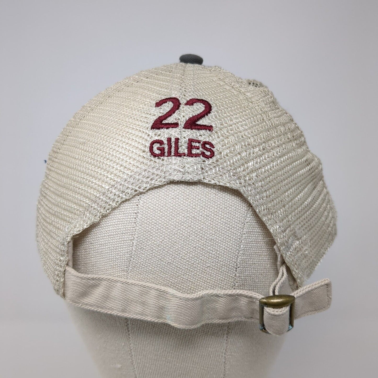 MICOS 22 Slideback Trucker Hat Gray One Size Adjustable Mesh Back Sportsman