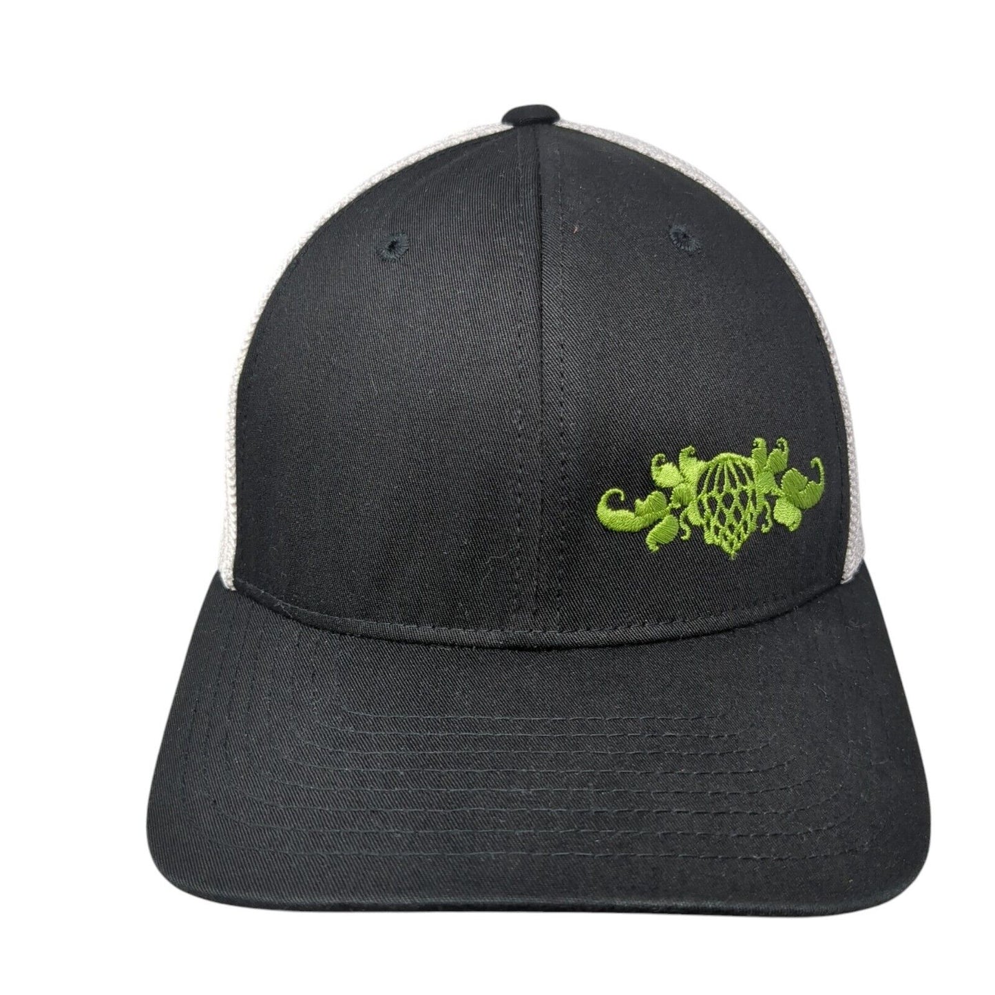 Wicked Weed Brewing Fitted Mesh Back Trucker Hat Black One Size Yupoong