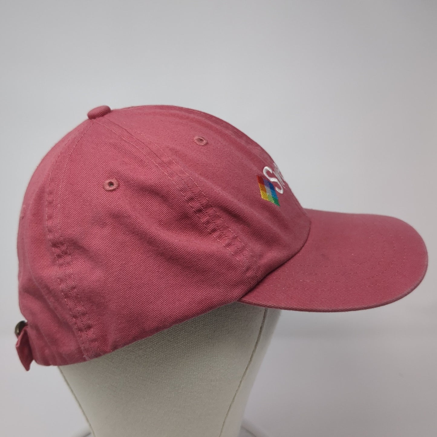 Swedlife Slideback Baseball Cap Red One Size Adjustable Embroidered 6 Panel
