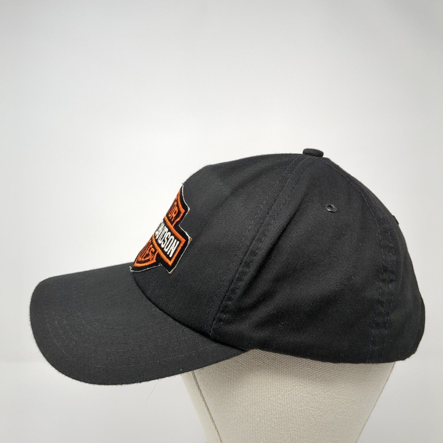 Harley-Davidson Motorcycles Snapback Hat Black One Size Adjustable Embroidered