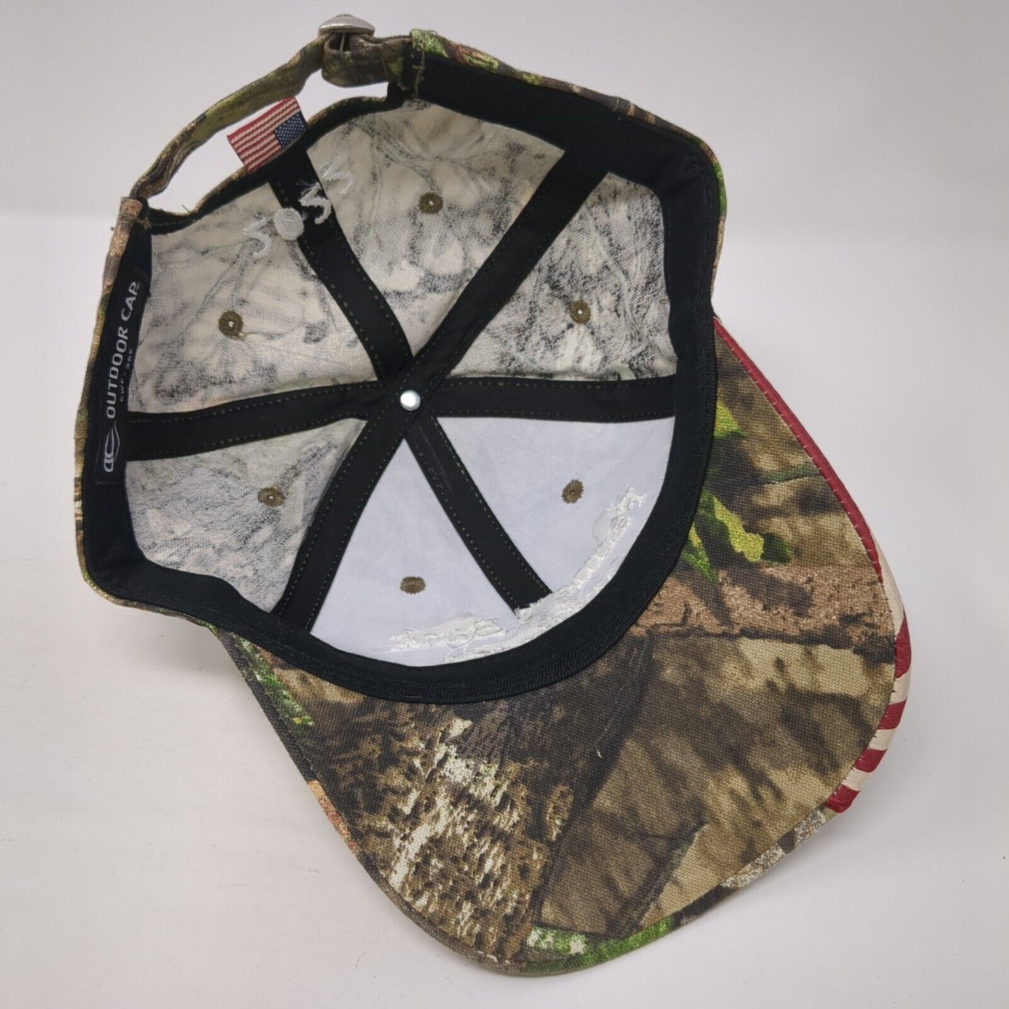Farmers Bank of Willards 2022 Slideback Hat Camouflage OS Patriotic Outdoor Cap