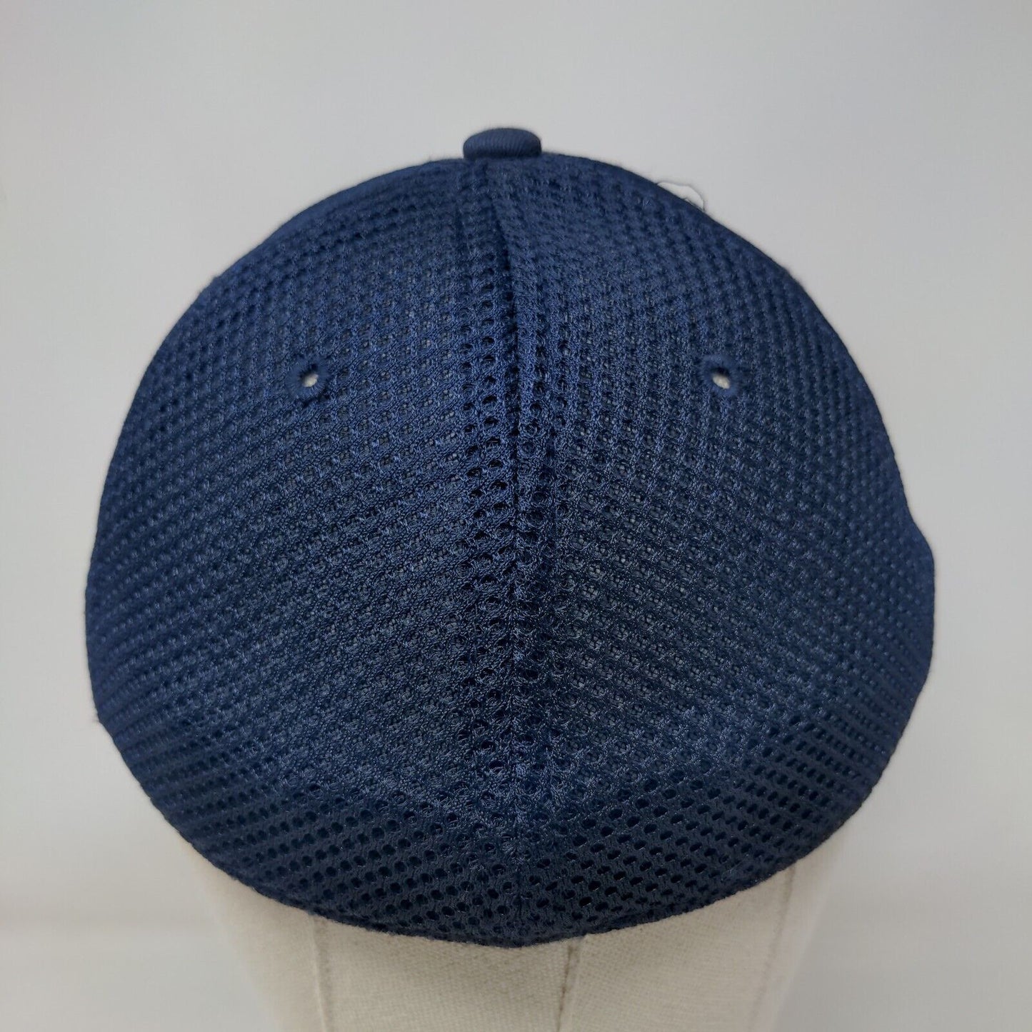 Cypress Run Fitted Mesh Back Golf Hat Blue S/M Embroidered Cap America
