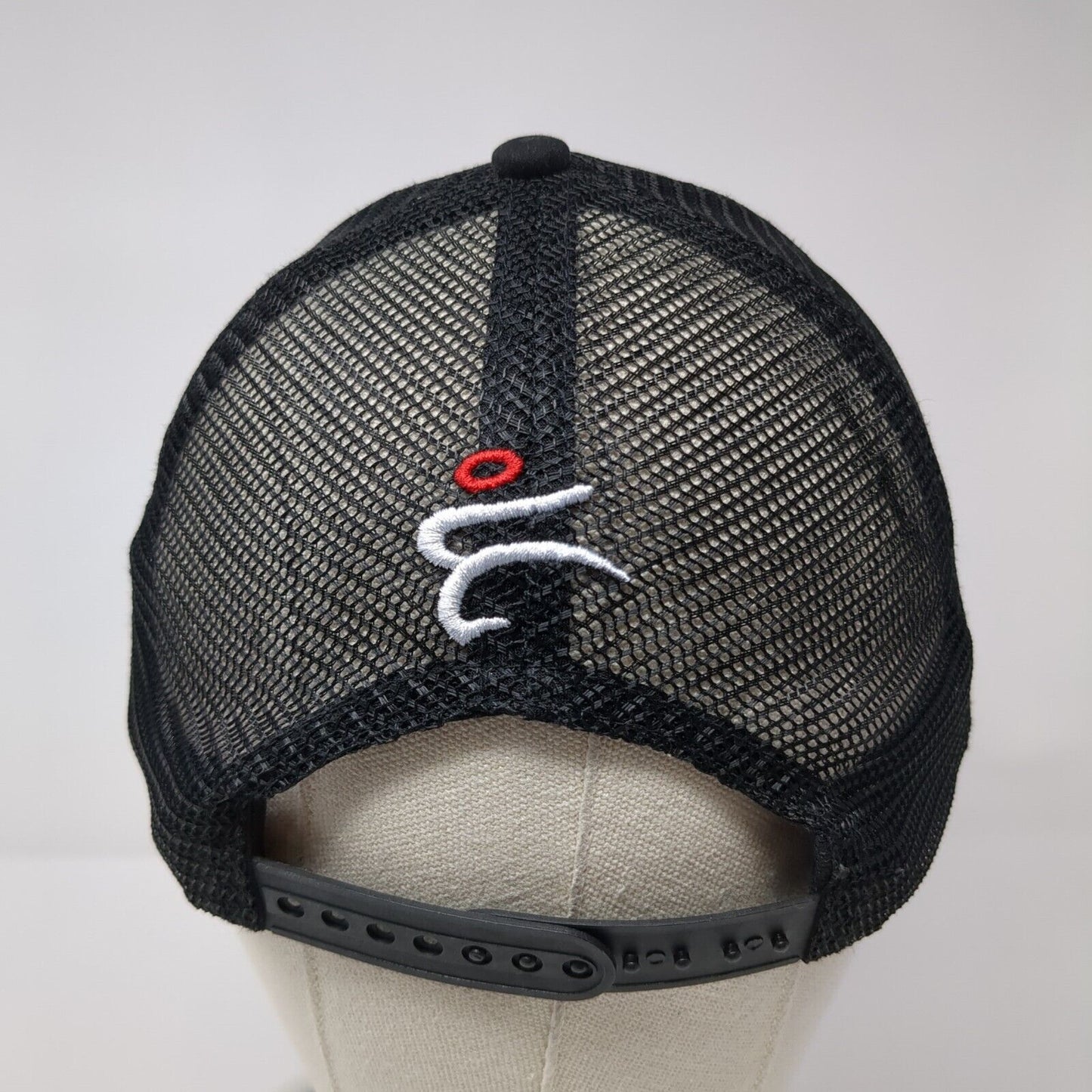 Balega Snapback Trucker Hat Black One Size Mesh Back Solid Boco Gear