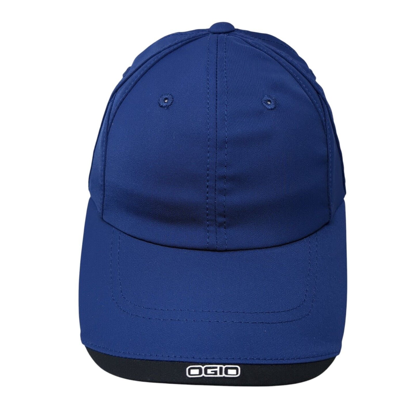 OGIO Slideback Hat Blue One Size Adjustable Vented Holes 6 Panel Polyester