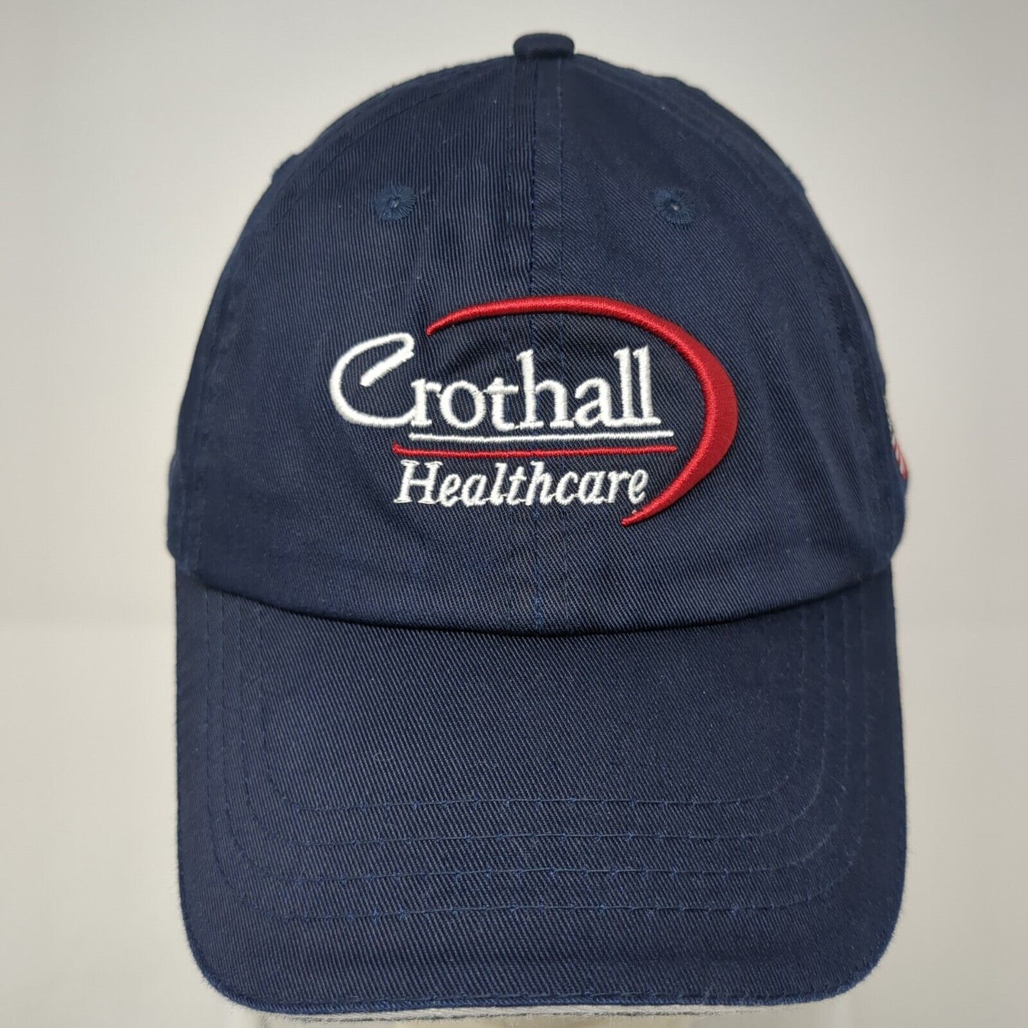 Crothall Healthcare Slideback Hat Blue One Size Adjustable Embroidered