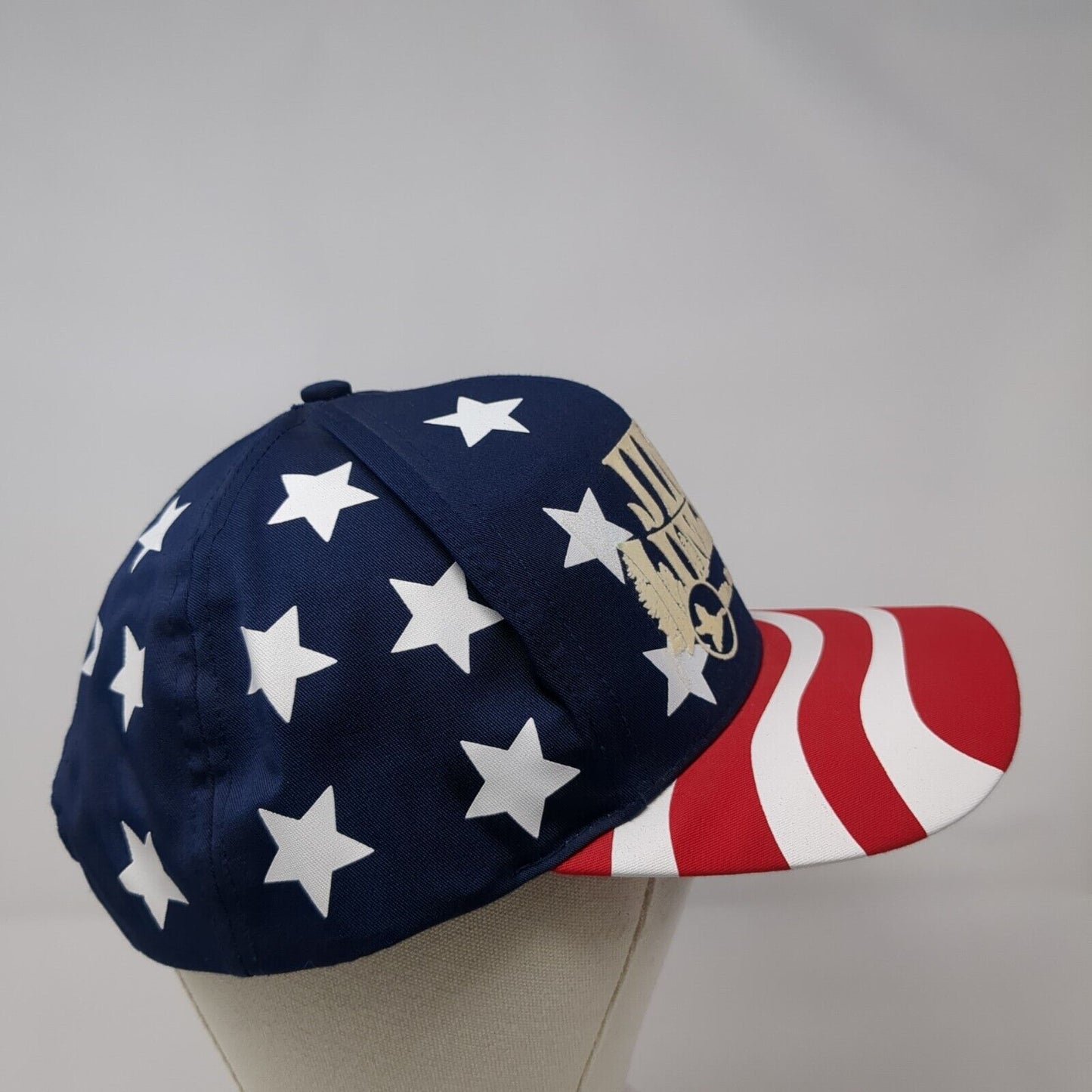 Jim's Lumber Snapback Hat Multi OSFA Adjustable American Flag Nissun